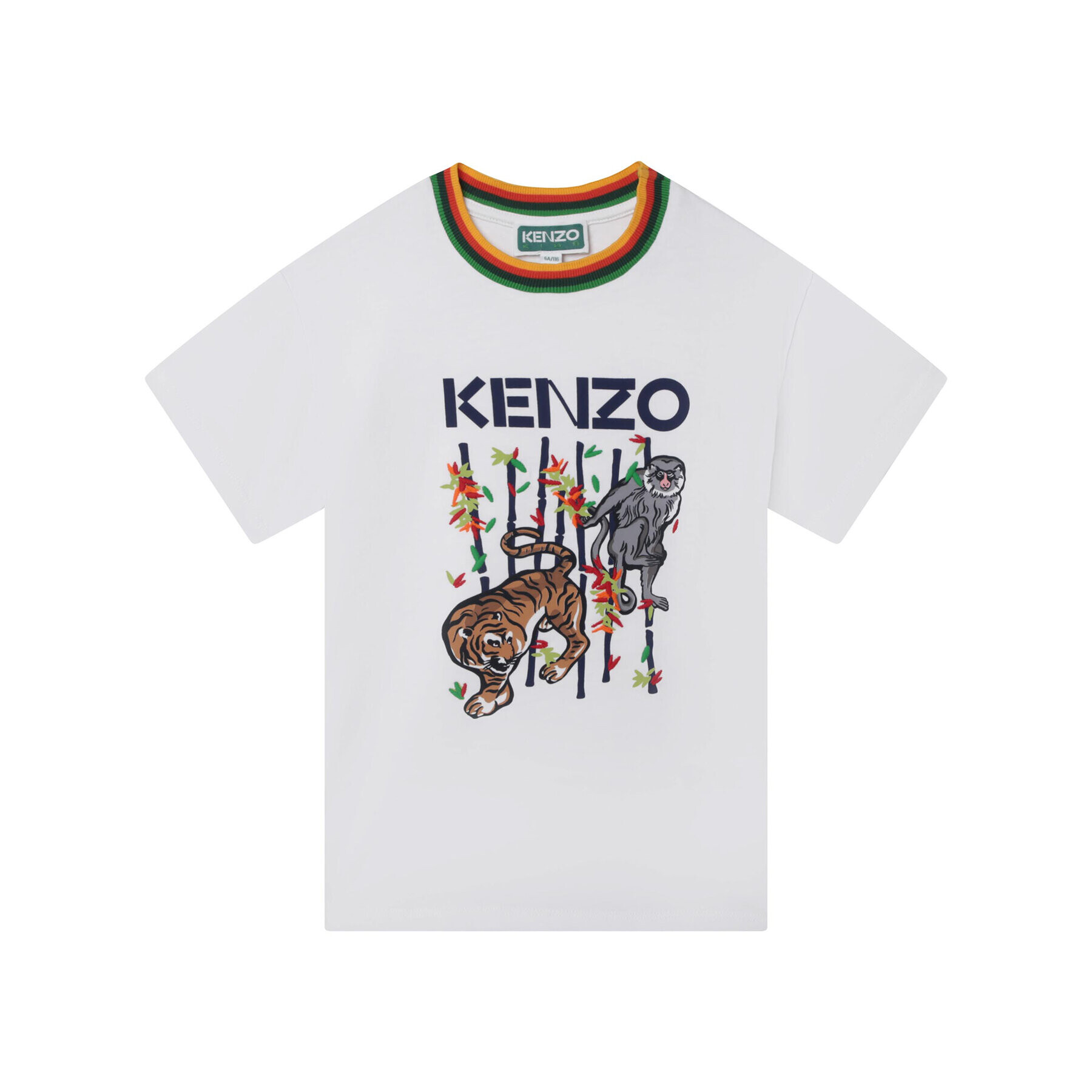 Kenzo Kids T-Shirt K25791 M Bílá Regular Fit - Pepit.cz