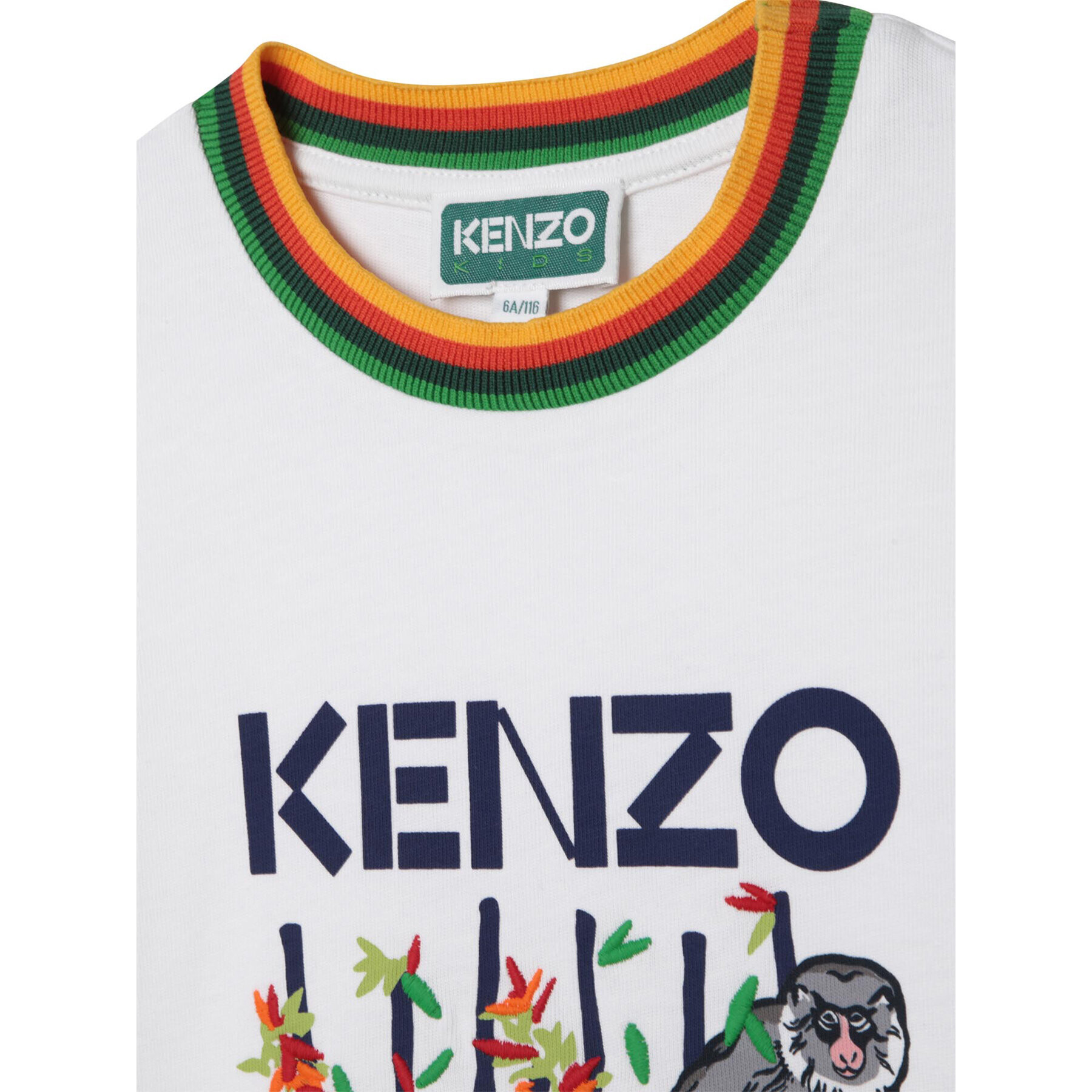 Kenzo Kids T-Shirt K25791 M Bílá Regular Fit - Pepit.cz