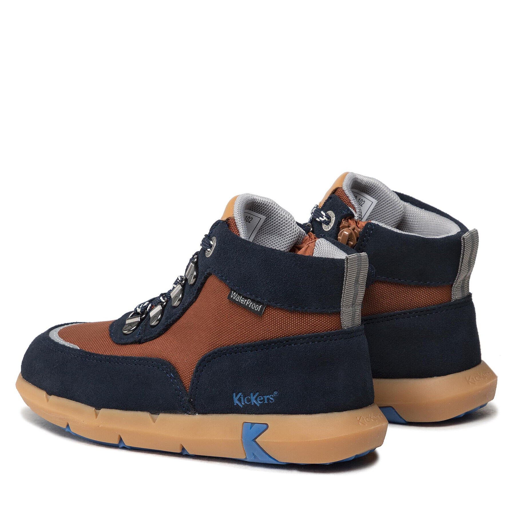 Kickers Kotníková obuv Juniby 878790-10 S Hnědá - Pepit.cz