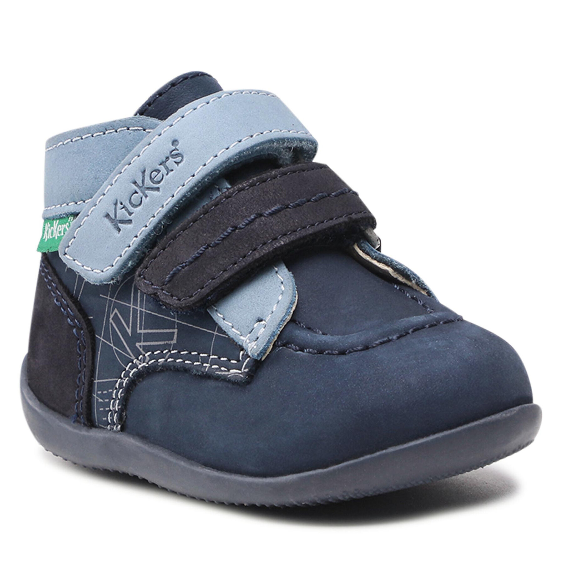 Kickers Plátěnky Bonkro-2 860096-10 M Tmavomodrá - Pepit.cz