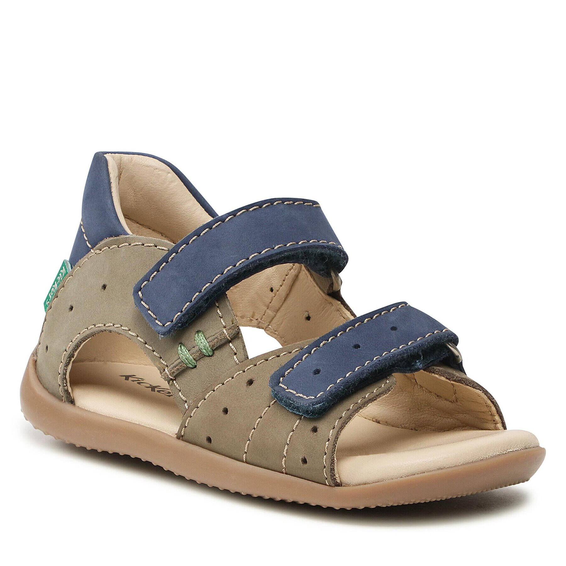 Kickers Sandály Boping-2 KI-785408-10 S Khaki - Pepit.cz