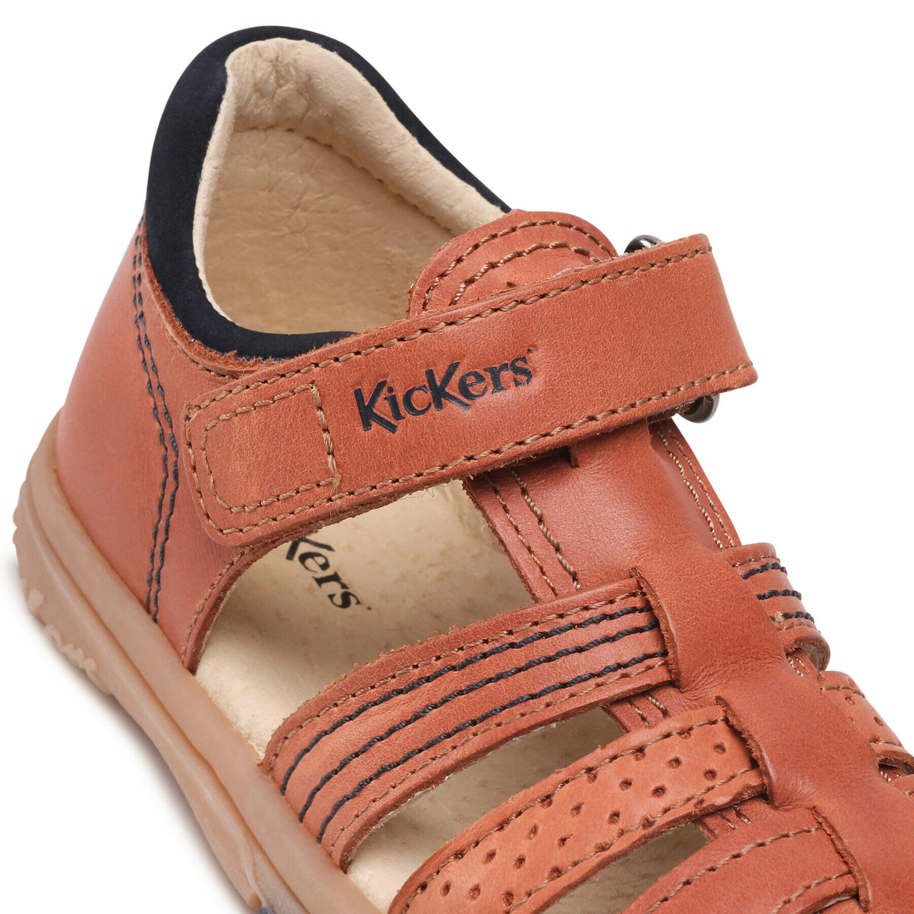 Kickers Sandály Platiback 544884-10 Hnědá - Pepit.cz