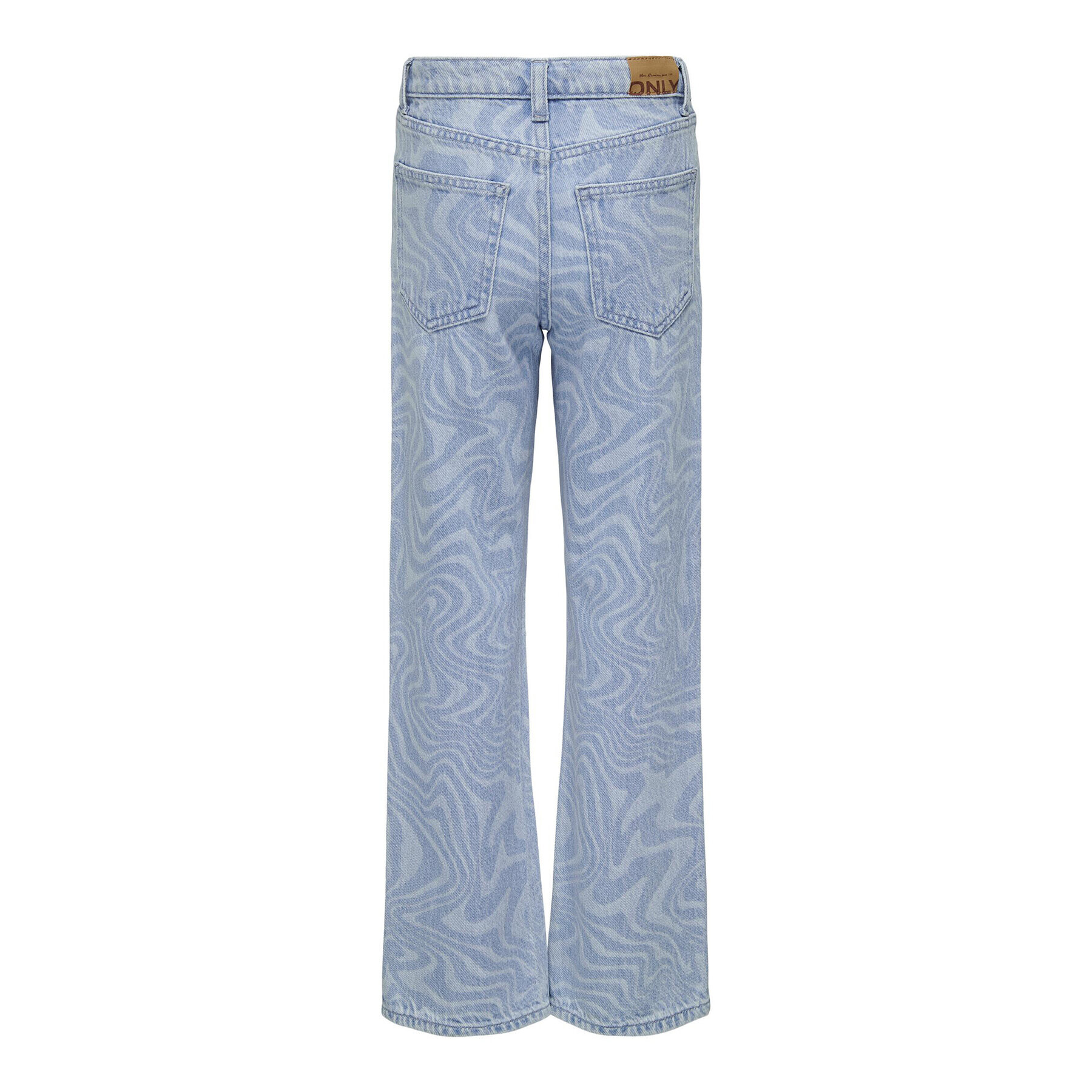 Kids ONLY Jeansy 15295935 Zelená Straight Fit - Pepit.cz