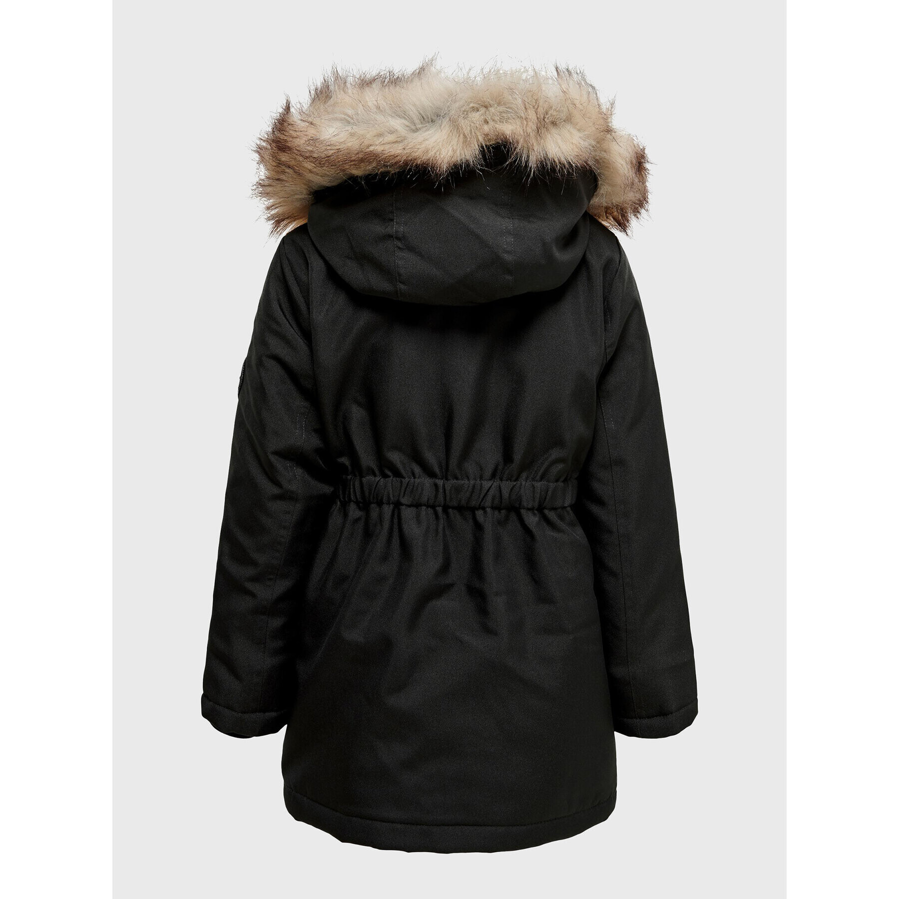 Kids ONLY Parka Giris Fur 15245678 Černá Regular Fit - Pepit.cz