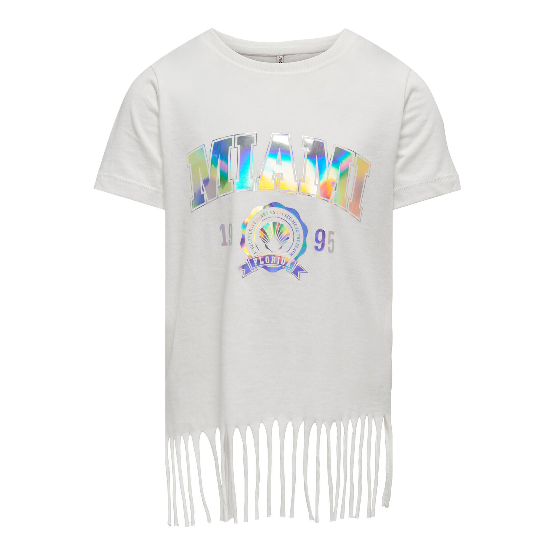 Kids ONLY T-Shirt 15296717 Bílá Boxy Fit - Pepit.cz