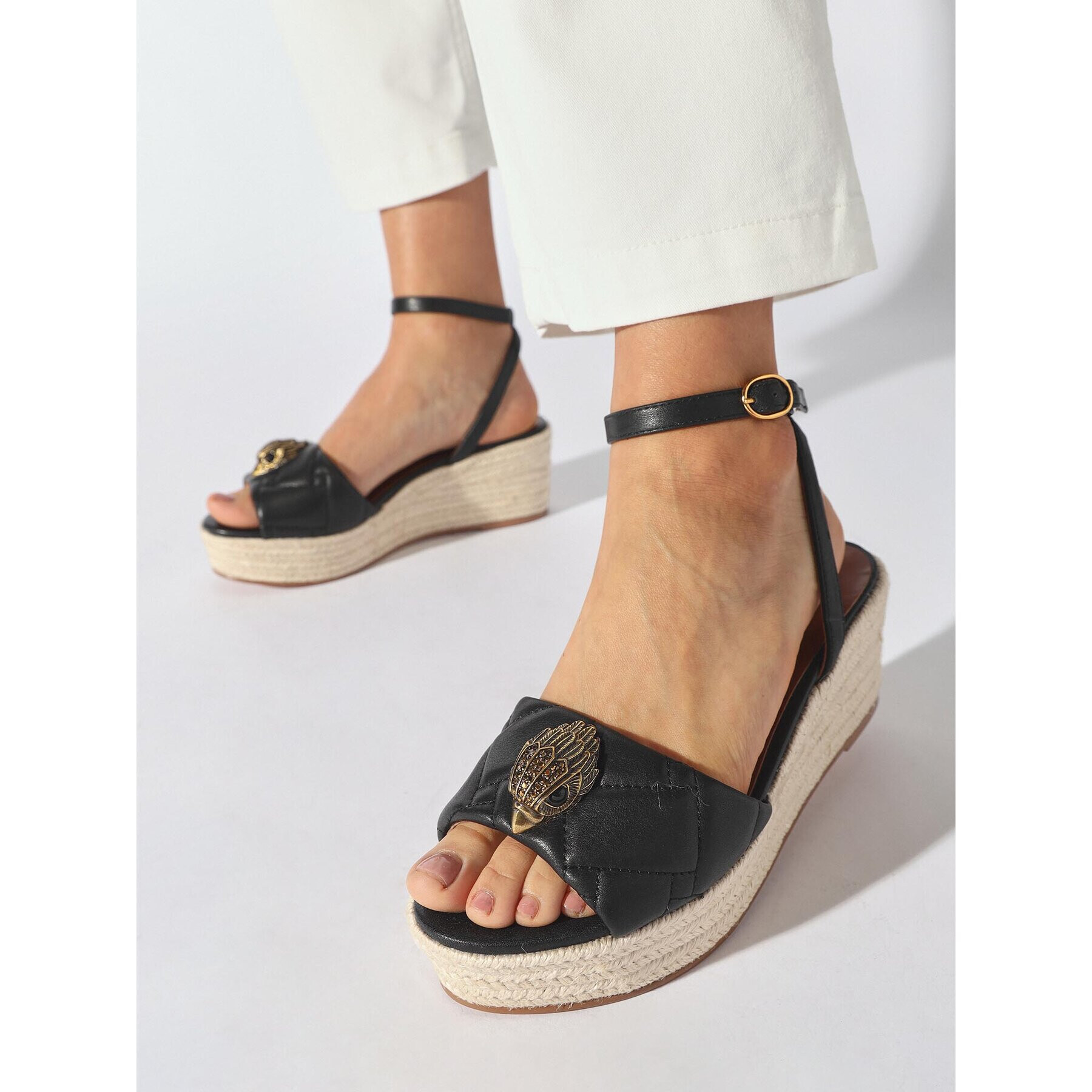 Kurt Geiger Espadrilky Kensington 65 Espadrille 9787300109 Černá - Pepit.cz