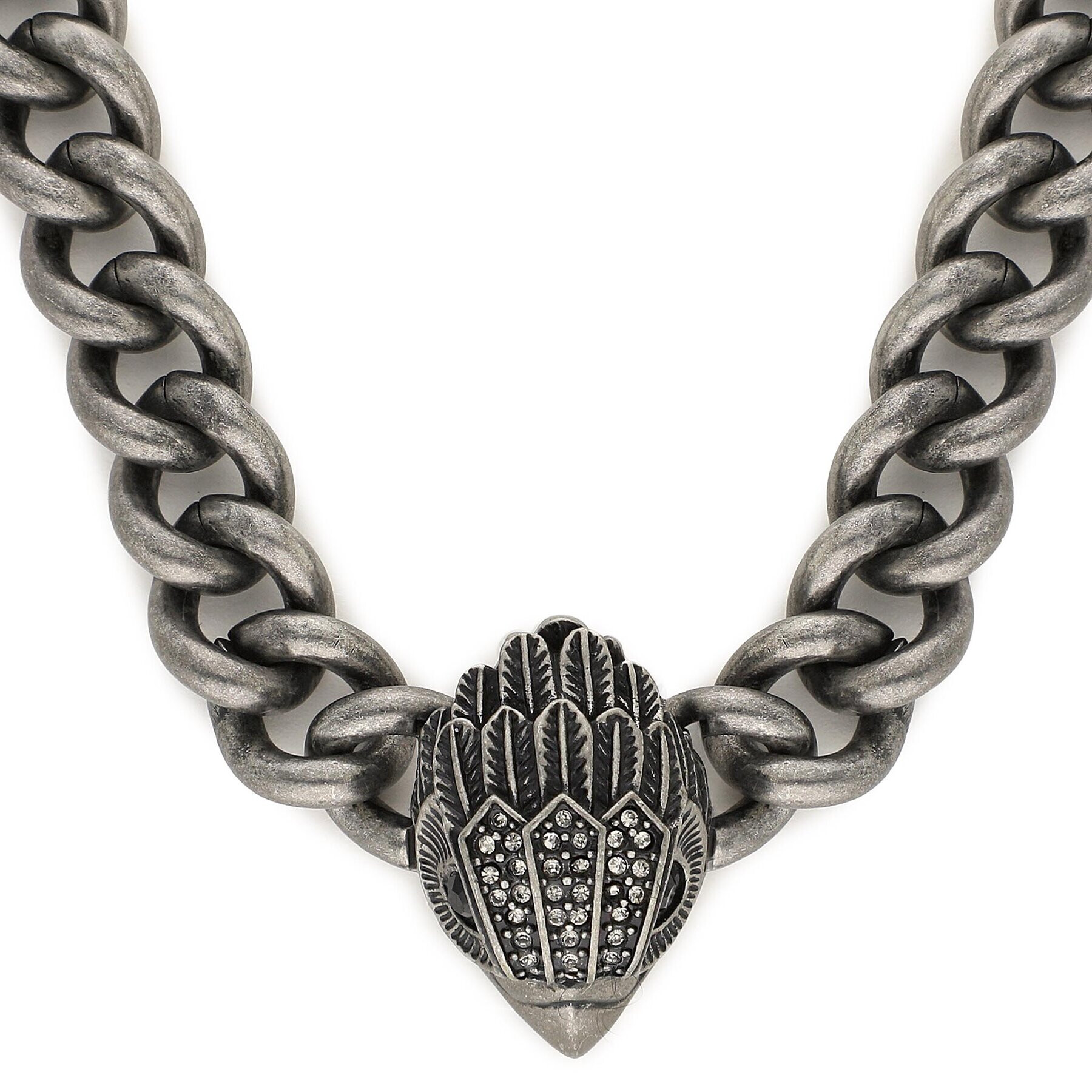 Kurt Geiger Náhrdelník Eagle Collar Necklace 8837264429 Šedá - Pepit.cz