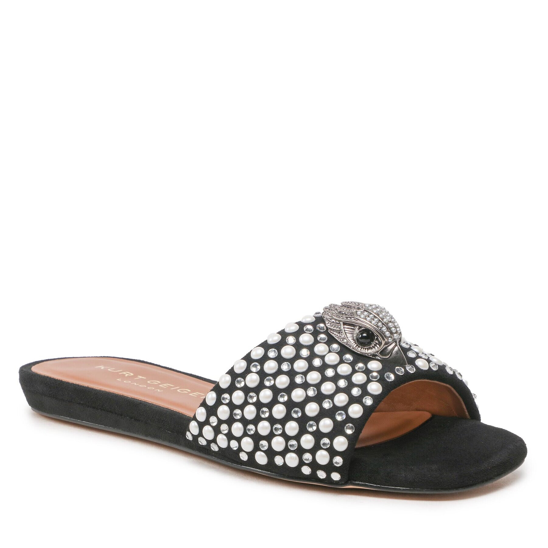 Kurt Geiger Nazouváky Kensington Flat Sandal 8496101609 Černá - Pepit.cz