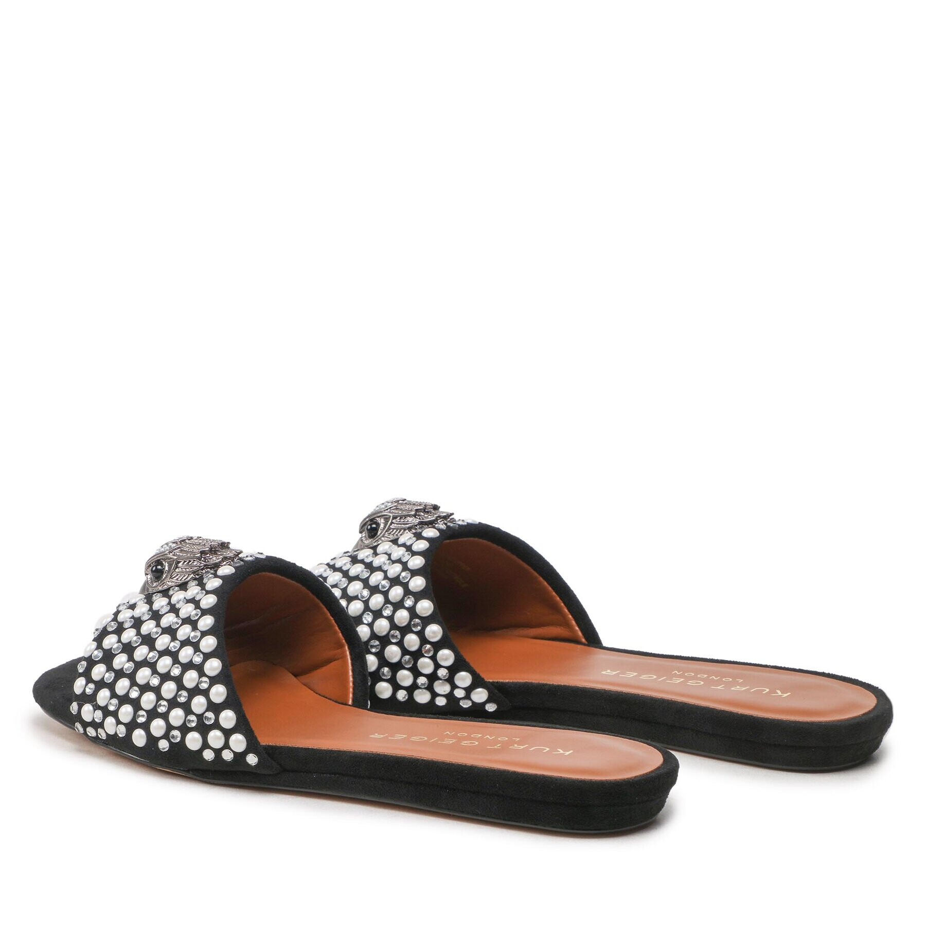 Kurt Geiger Nazouváky Kensington Flat Sandal 8496101609 Černá - Pepit.cz