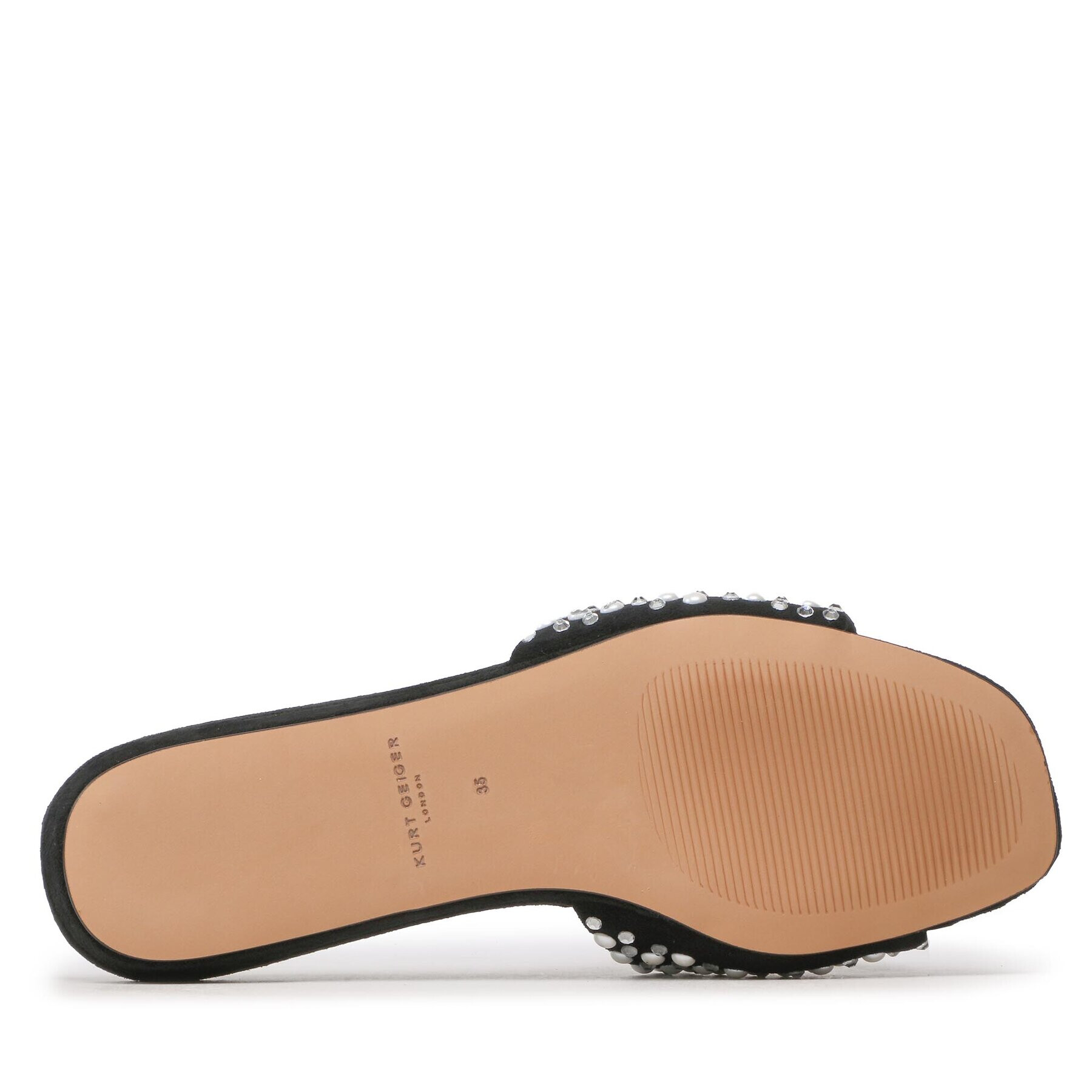 Kurt Geiger Nazouváky Kensington Flat Sandal 8496101609 Černá - Pepit.cz