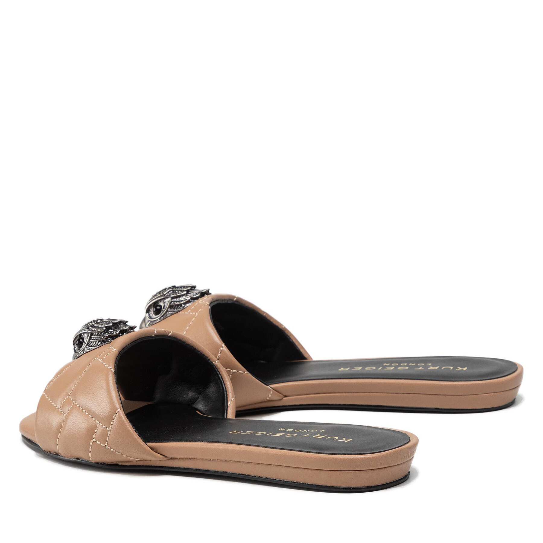 Kurt Geiger Nazouváky Kensington Flat Sandal 8496148109 Bílá - Pepit.cz