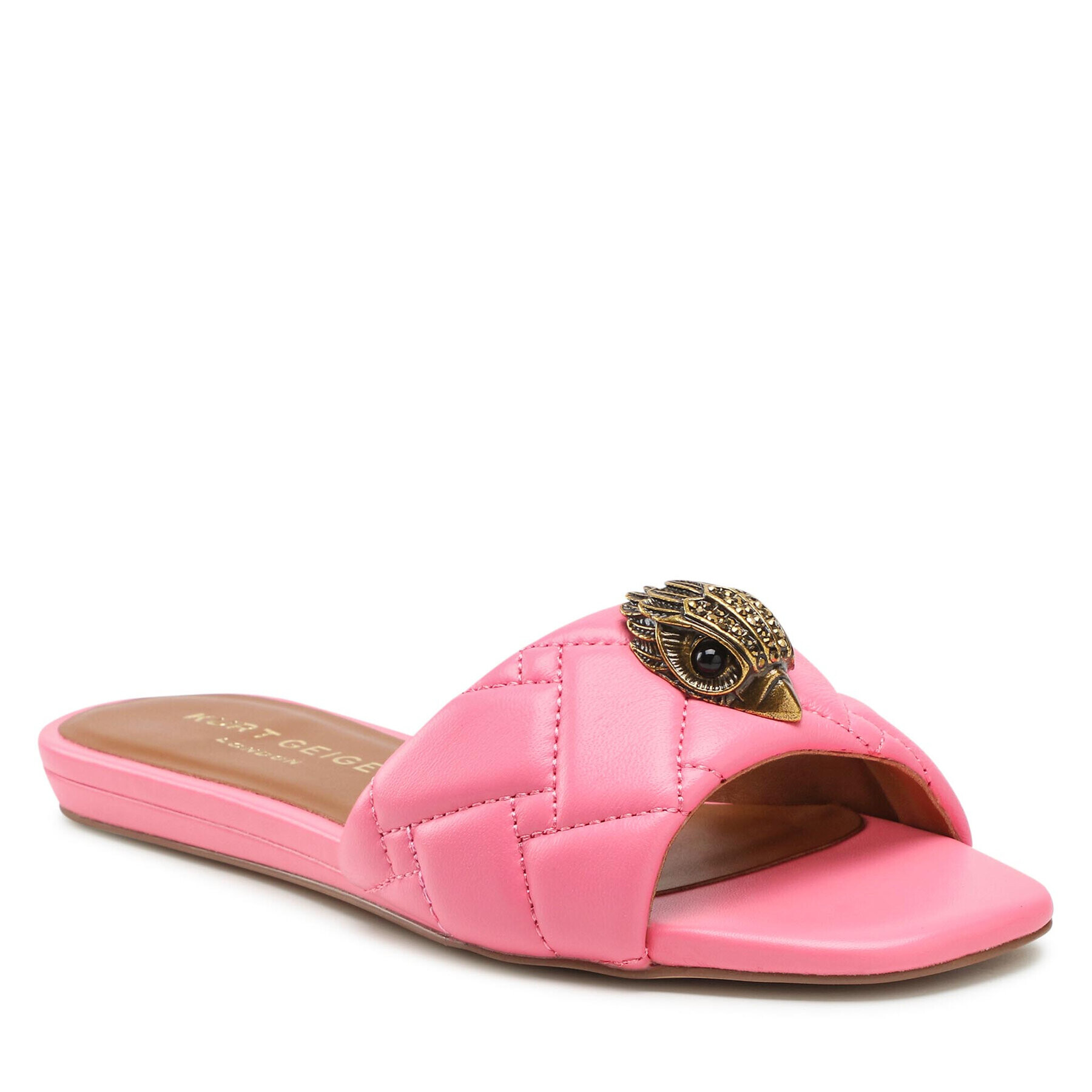 Kurt Geiger Nazouváky Kensington Flat Sandal 8496198109 Růžová - Pepit.cz