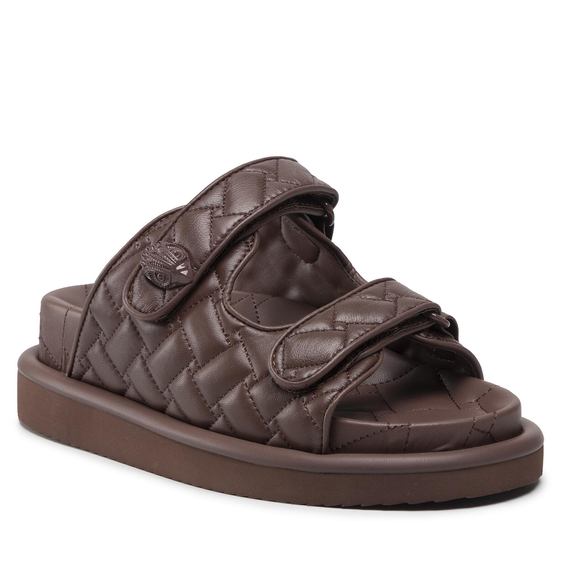 Kurt Geiger Nazouváky Orson Slide 8650530109 Hnědá - Pepit.cz