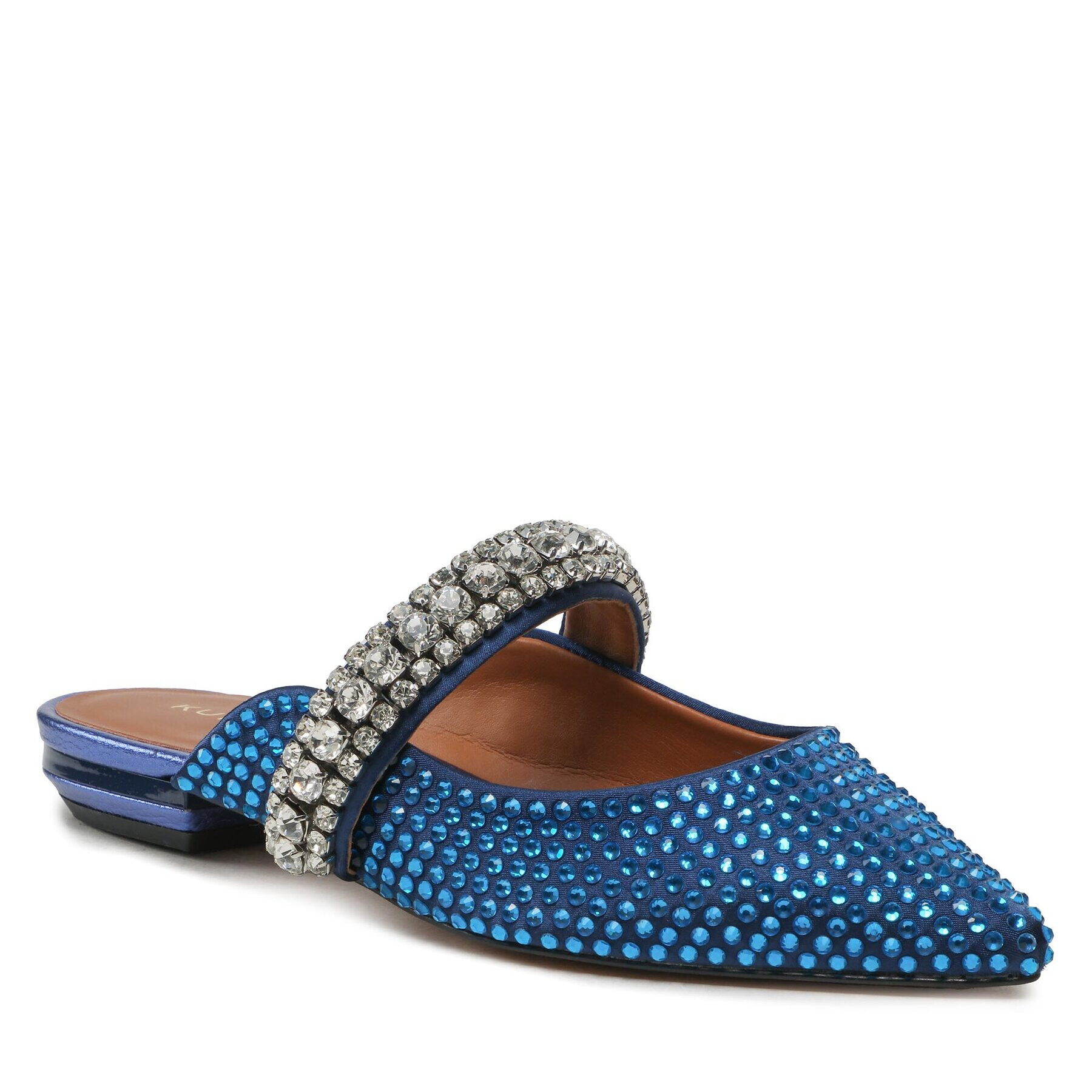 Kurt Geiger Nazouváky Princely Crystals 9563081609 Modrá - Pepit.cz