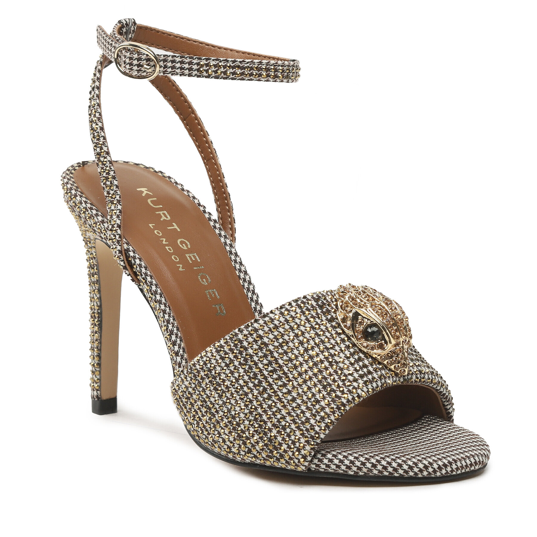 Kurt Geiger Sandály Kensington Sandal 8489940609 Zlatá - Pepit.cz