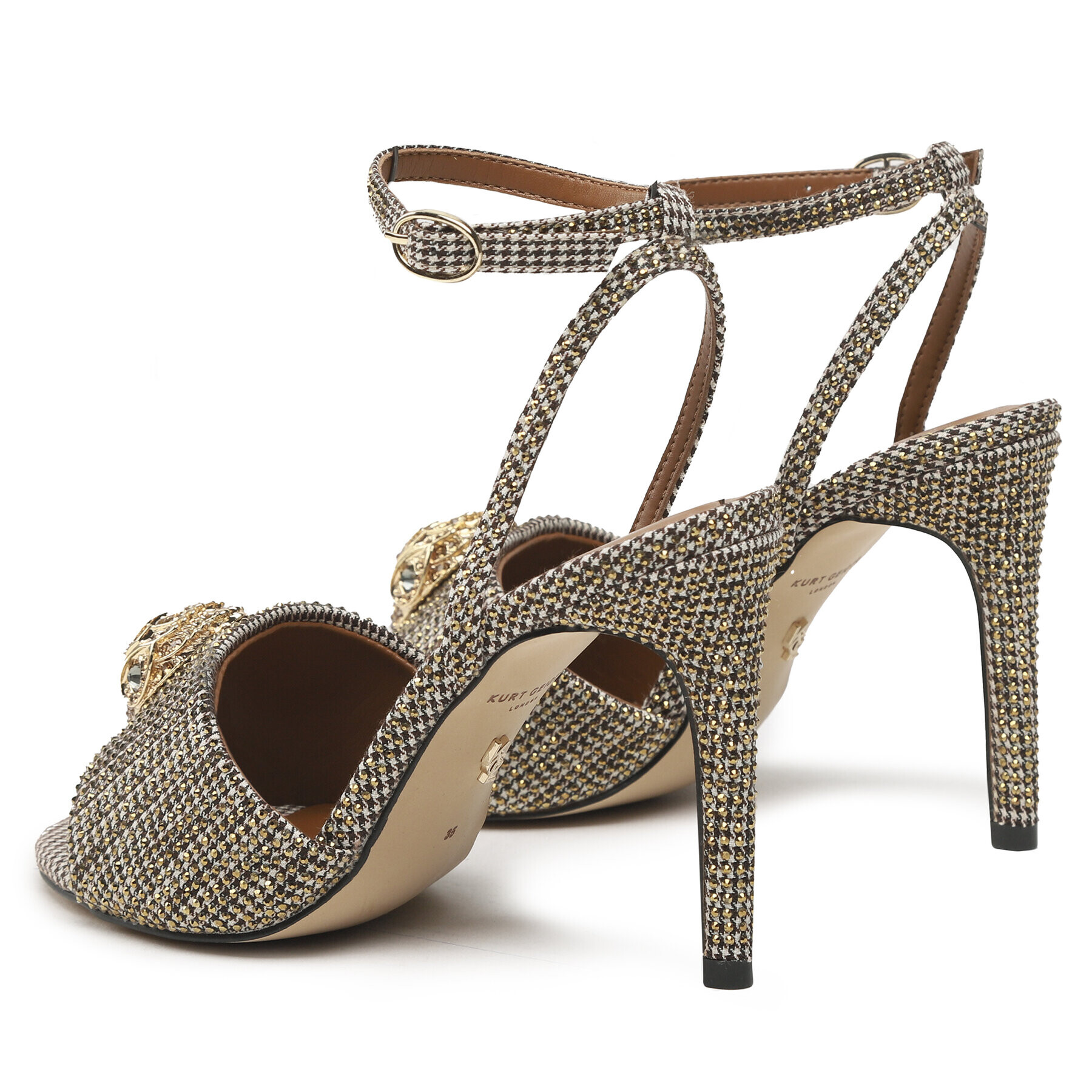 Kurt Geiger Sandály Kensington Sandal 8489940609 Zlatá - Pepit.cz