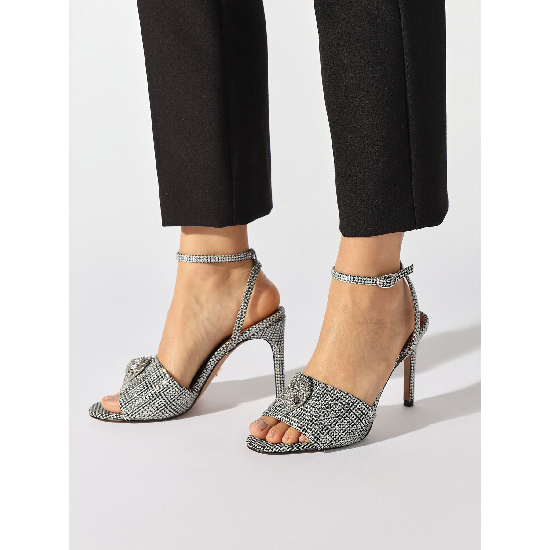 Kurt Geiger Sandály Kensington Sandal 8489963609 Stříbrná - Pepit.cz