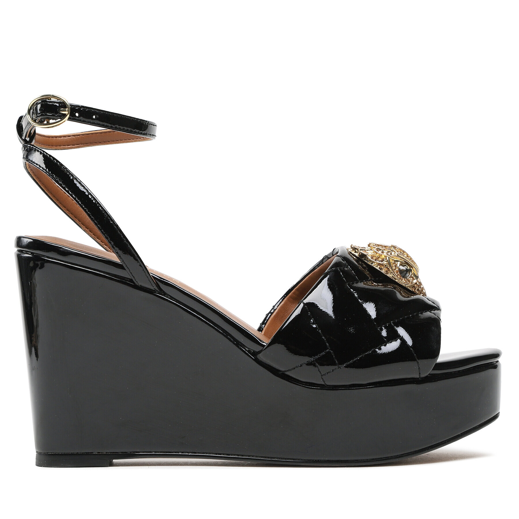 Kurt Geiger Sandály Kensington Wedge 9571100309 Černá - Pepit.cz