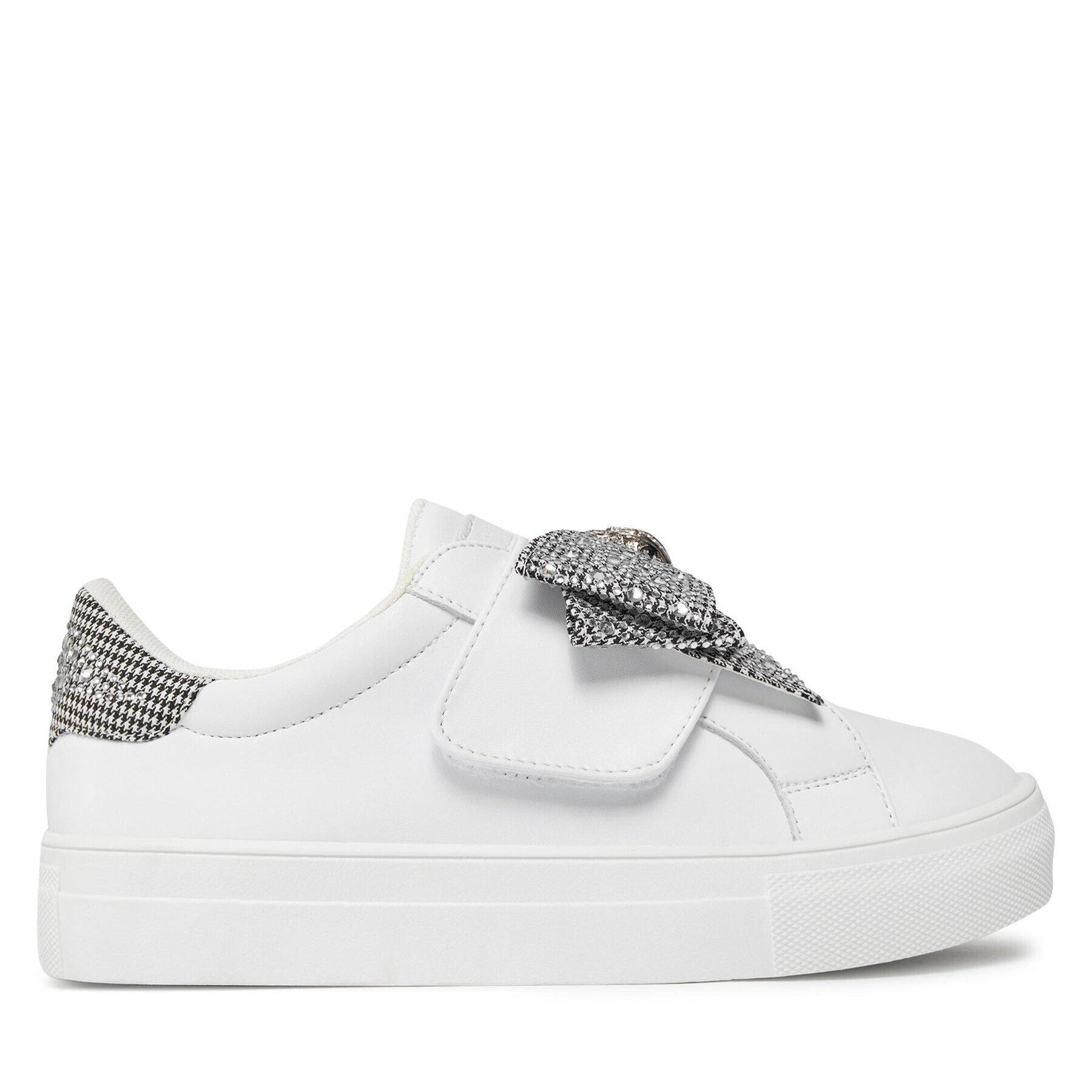 Kurt Geiger Sneakersy 720-Mini Laney Bow 0122967109 Stříbrná - Pepit.cz