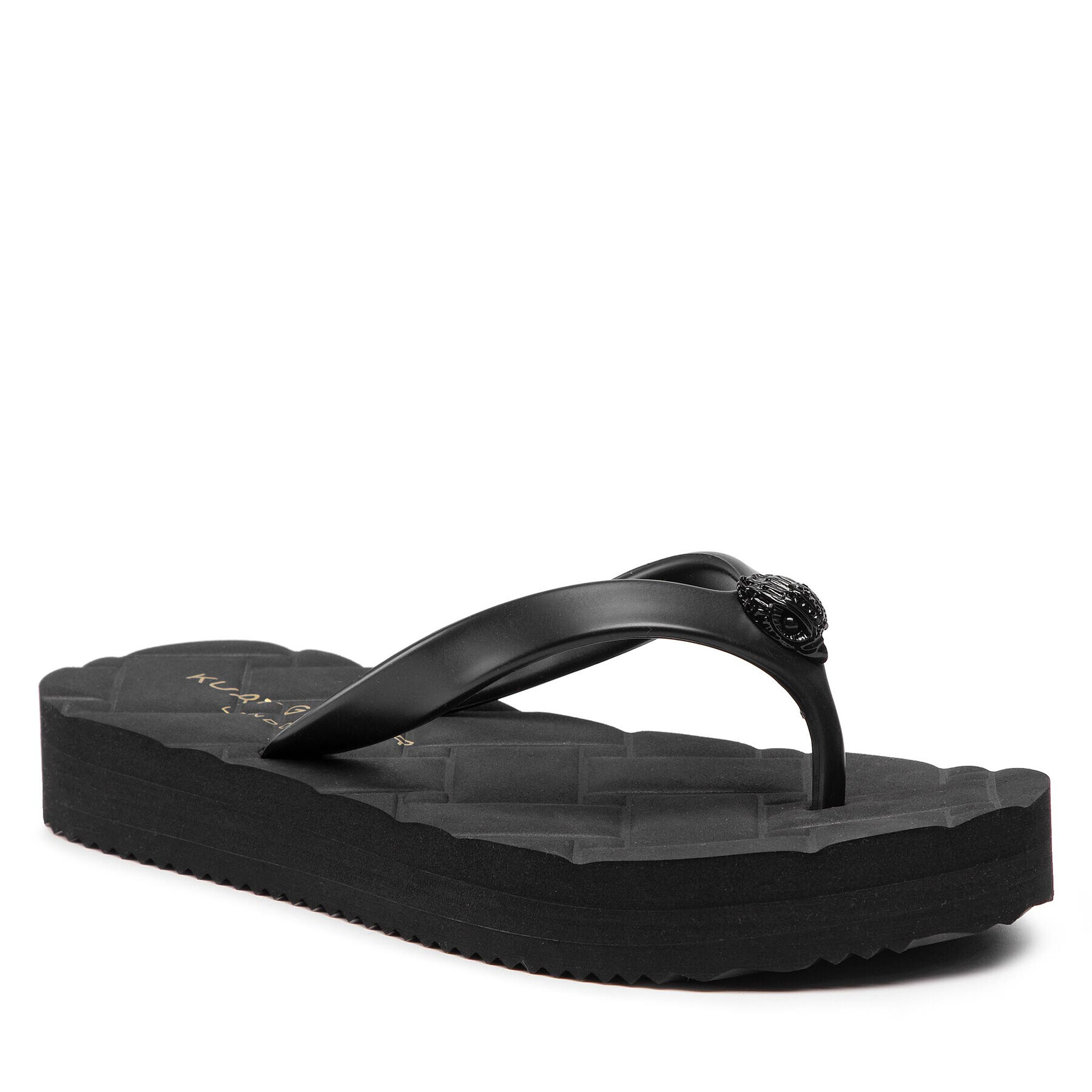 Kurt Geiger Žabky Kensington Q Flip Flop 8915300979 Černá - Pepit.cz