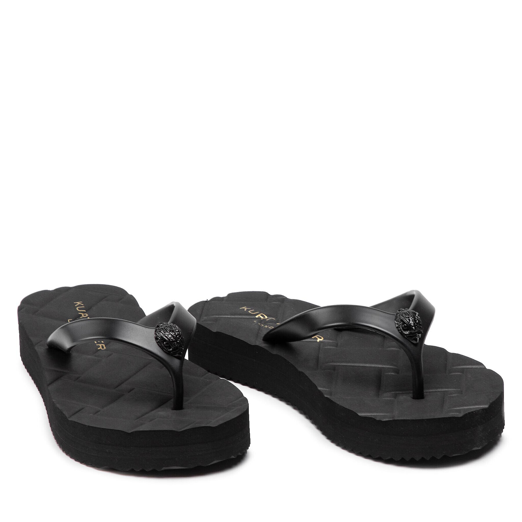 Kurt Geiger Žabky Kensington Q Flip Flop 8915300979 Černá - Pepit.cz