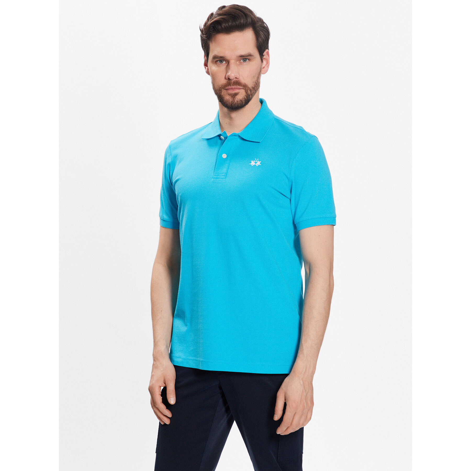 La Martina Polokošile BPMP01 PK031 Modrá Regular Fit - Pepit.cz