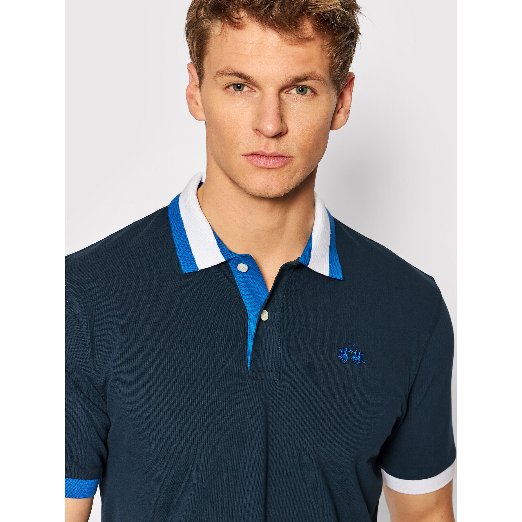 La Martina Polokošile TMP008 PK001 Tmavomodrá Regular Fit - Pepit.cz