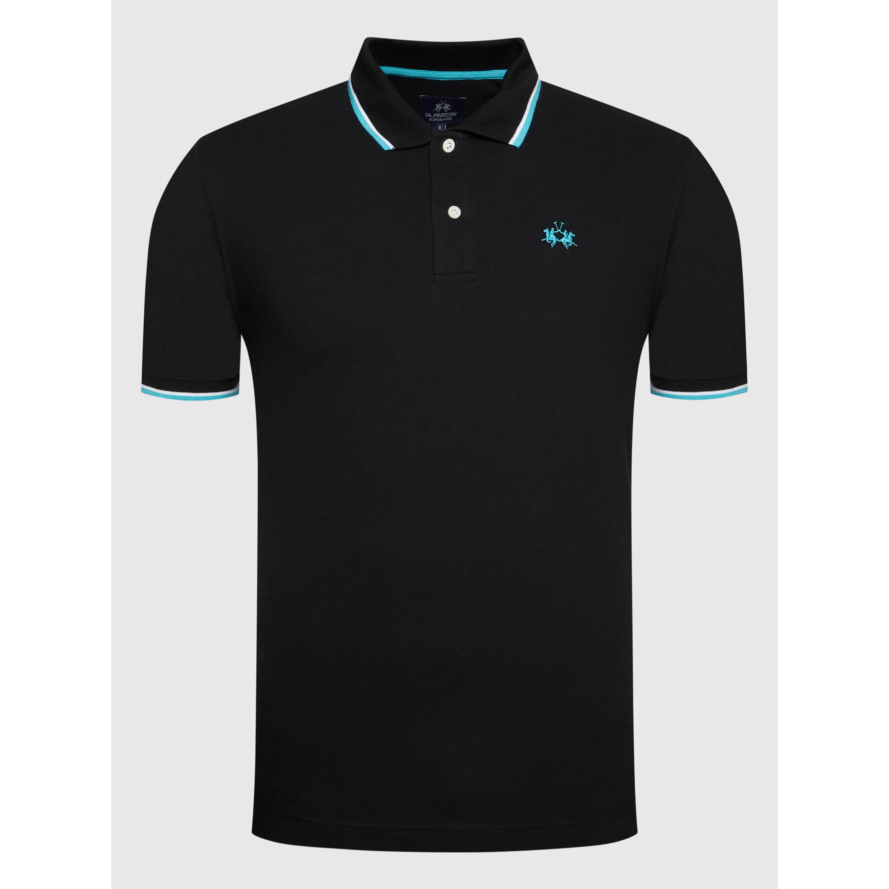 La Martina Polokošile TMP023 PK001 Černá Regular Fit - Pepit.cz