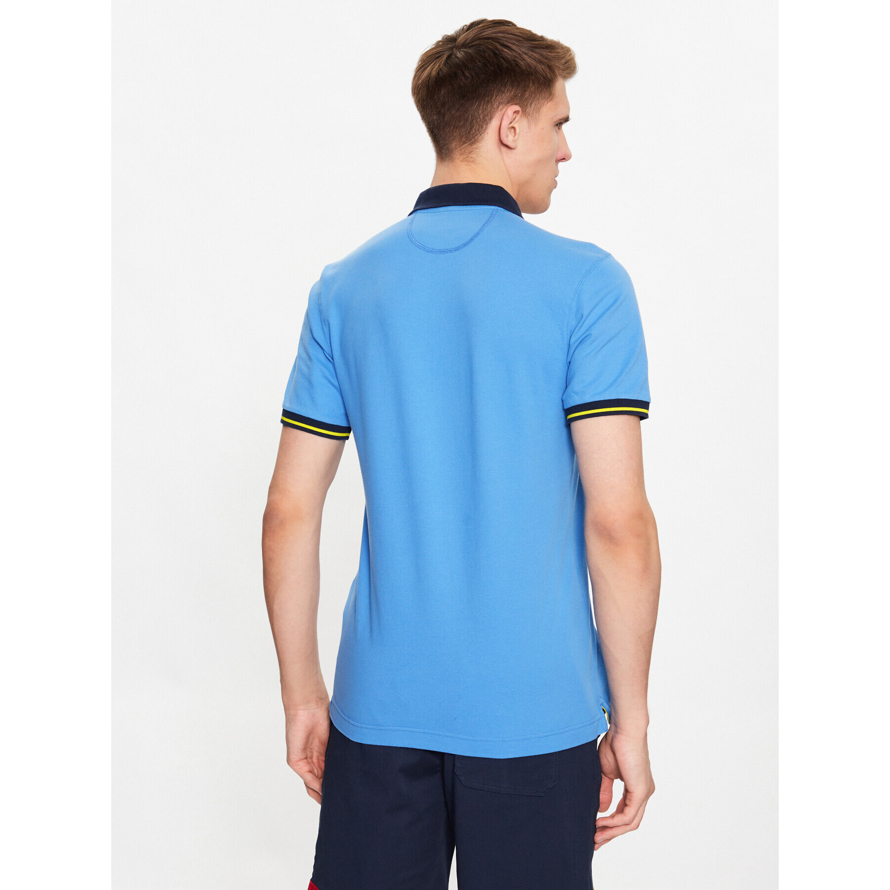 La Martina Polokošile VMP005 PK001 Modrá Slim Fit - Pepit.cz