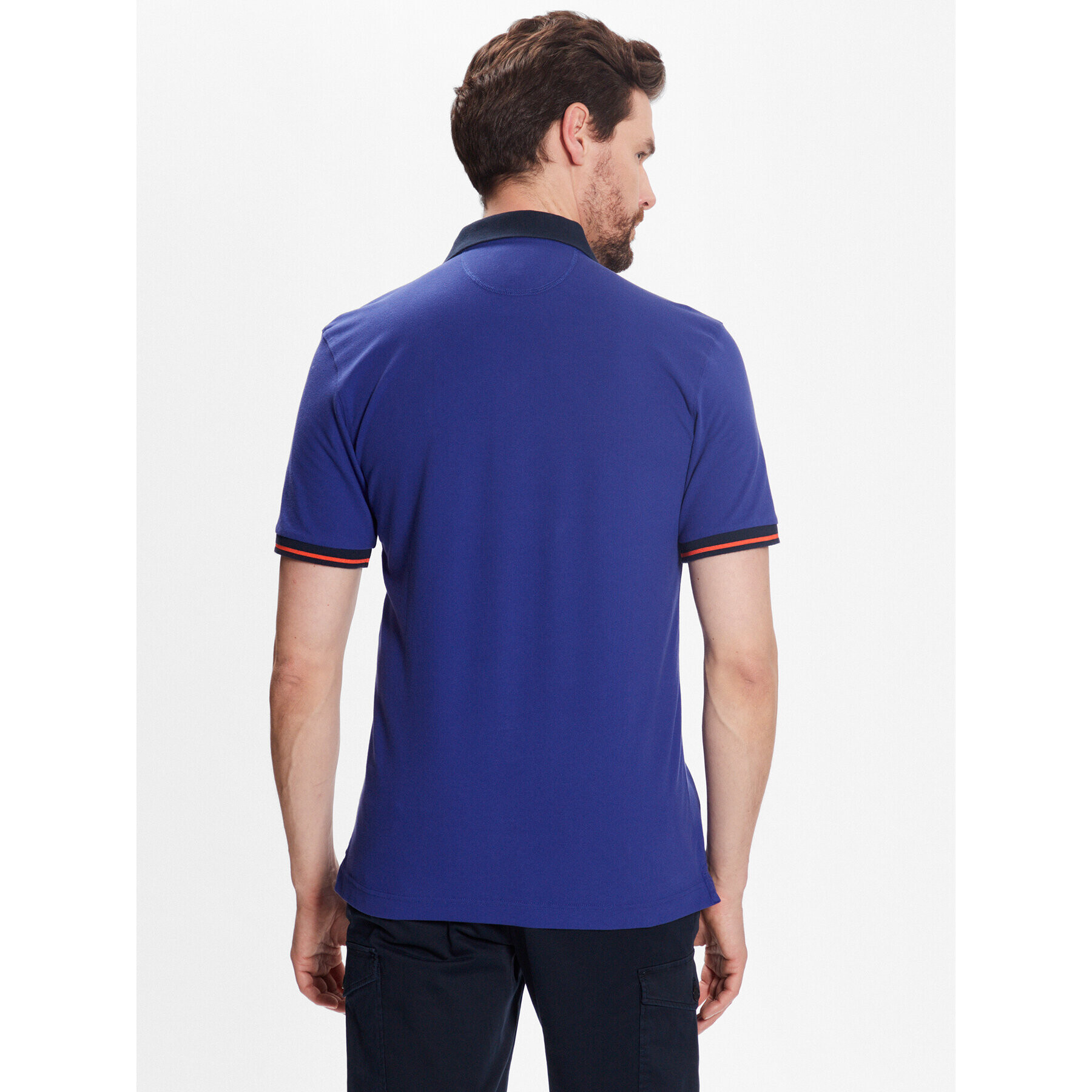 La Martina Polokošile VMP005 PK001 Modrá Slim Fit - Pepit.cz