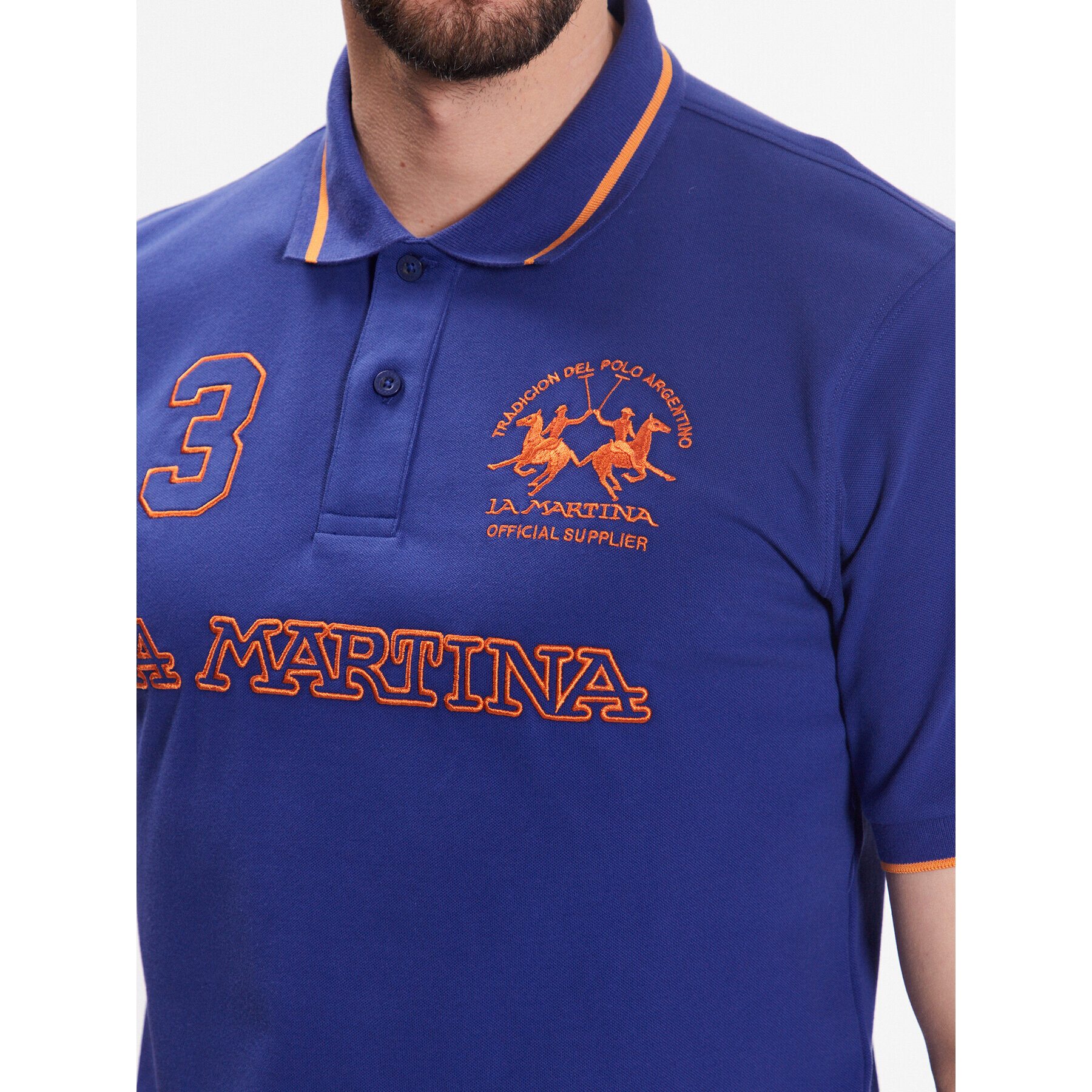 La Martina Polokošile VMP306 PK001 Tmavomodrá Regular Fit - Pepit.cz