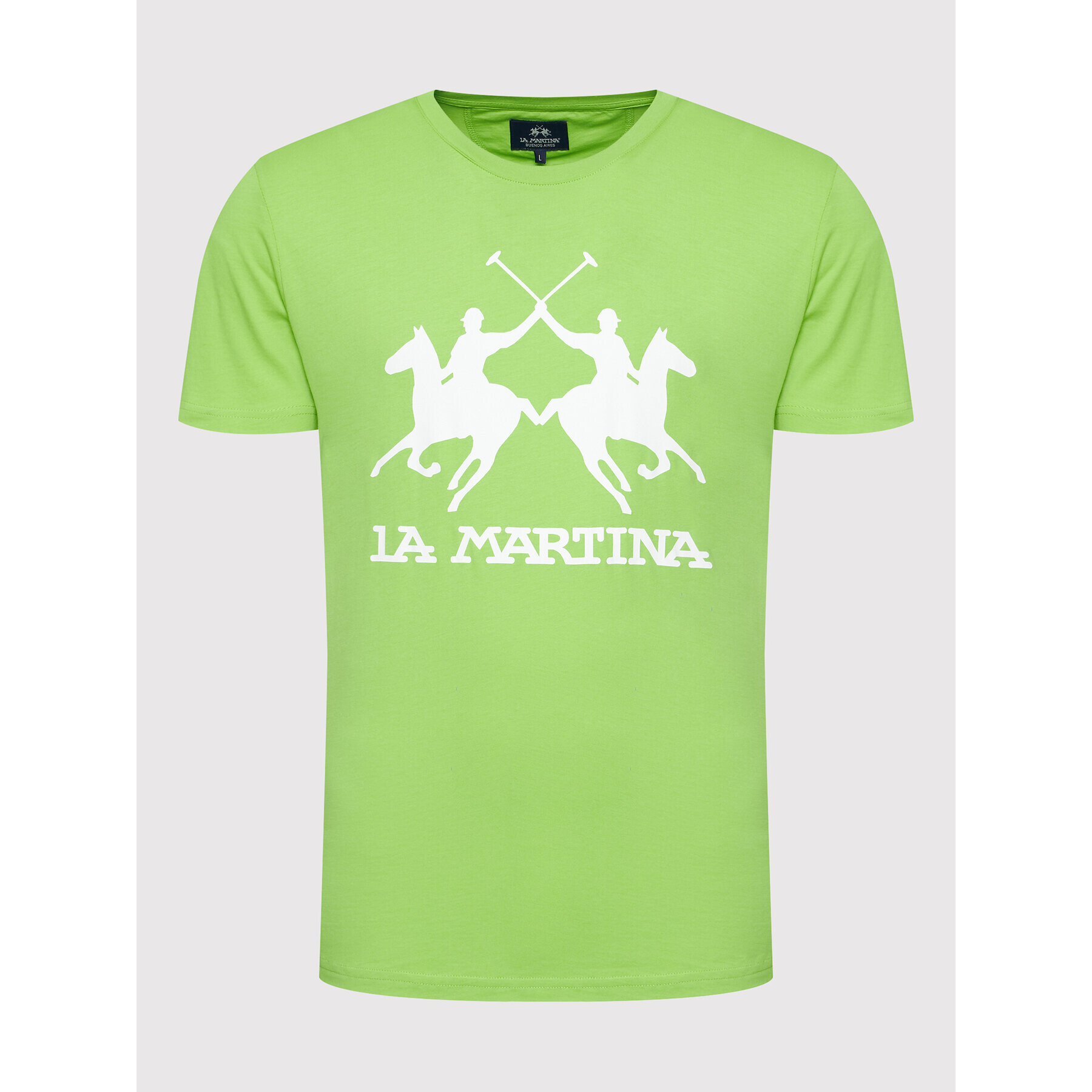 La Martina T-Shirt TMR001 JS206 Zelená Regular Fit - Pepit.cz