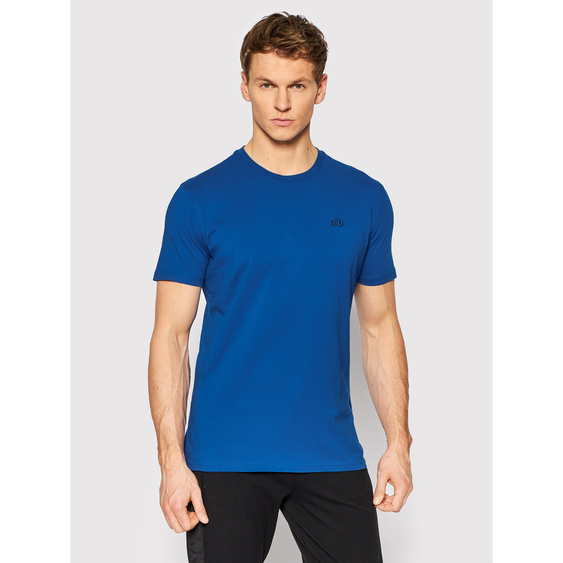 La Martina T-Shirt TMR004 JS206 Modrá Regular Fit - Pepit.cz