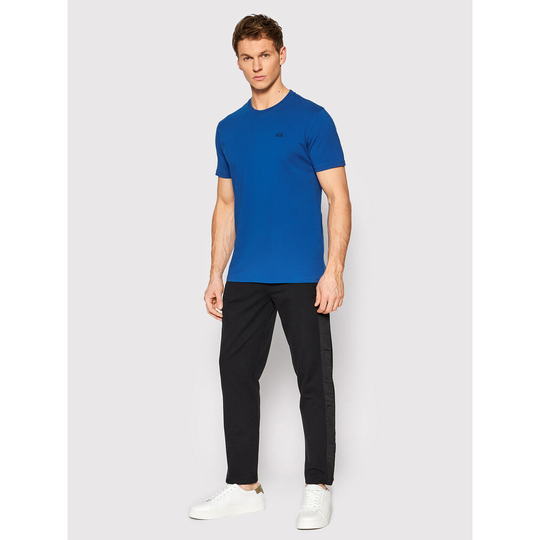 La Martina T-Shirt TMR004 JS206 Modrá Regular Fit - Pepit.cz