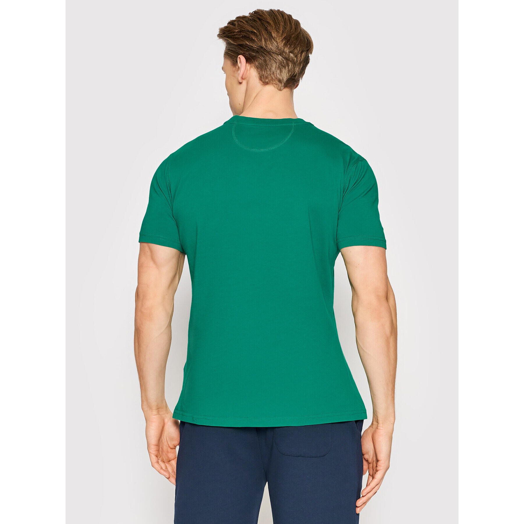 La Martina T-Shirt TMR004 JS206 Zelená Regular Fit - Pepit.cz