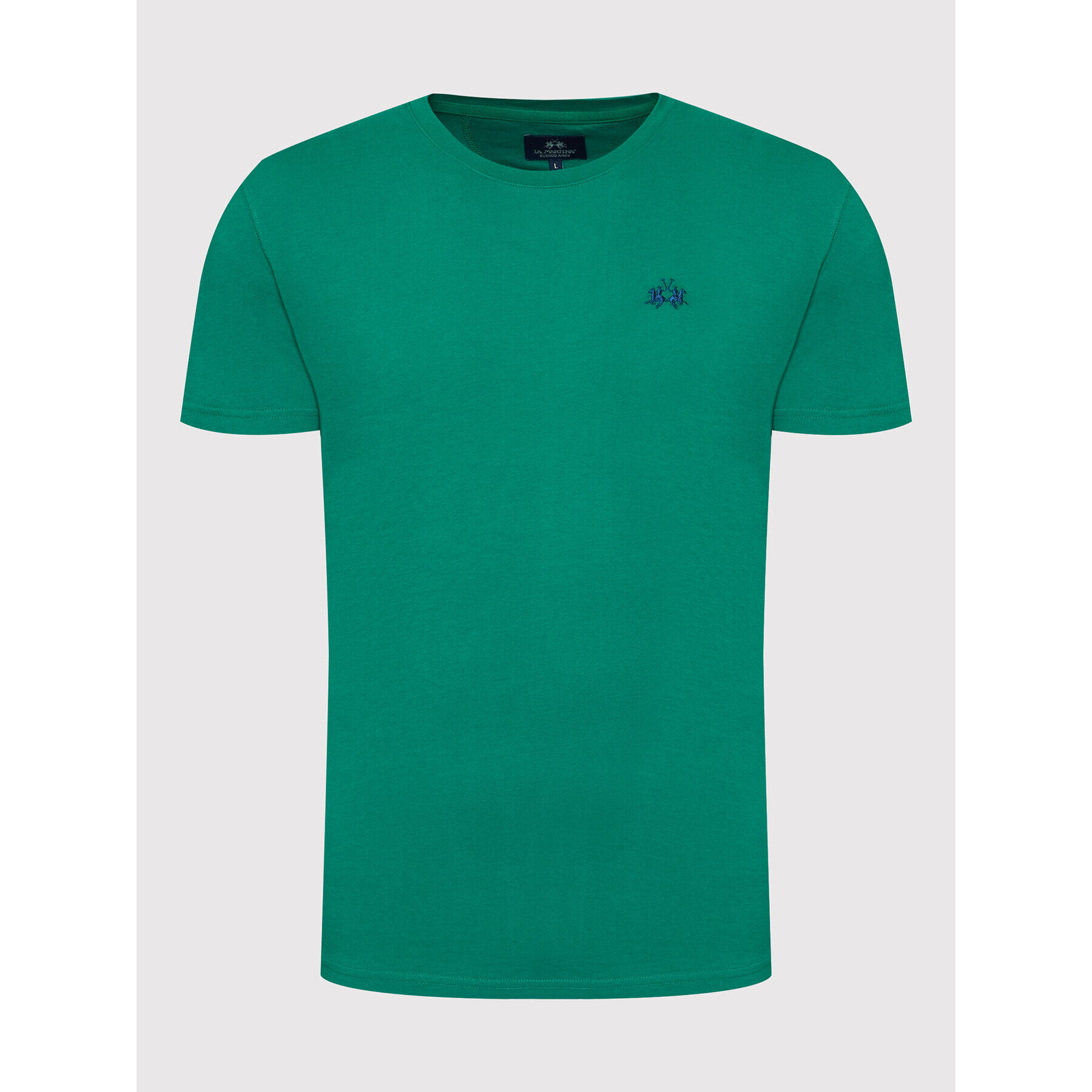 La Martina T-Shirt TMR004 JS206 Zelená Regular Fit - Pepit.cz