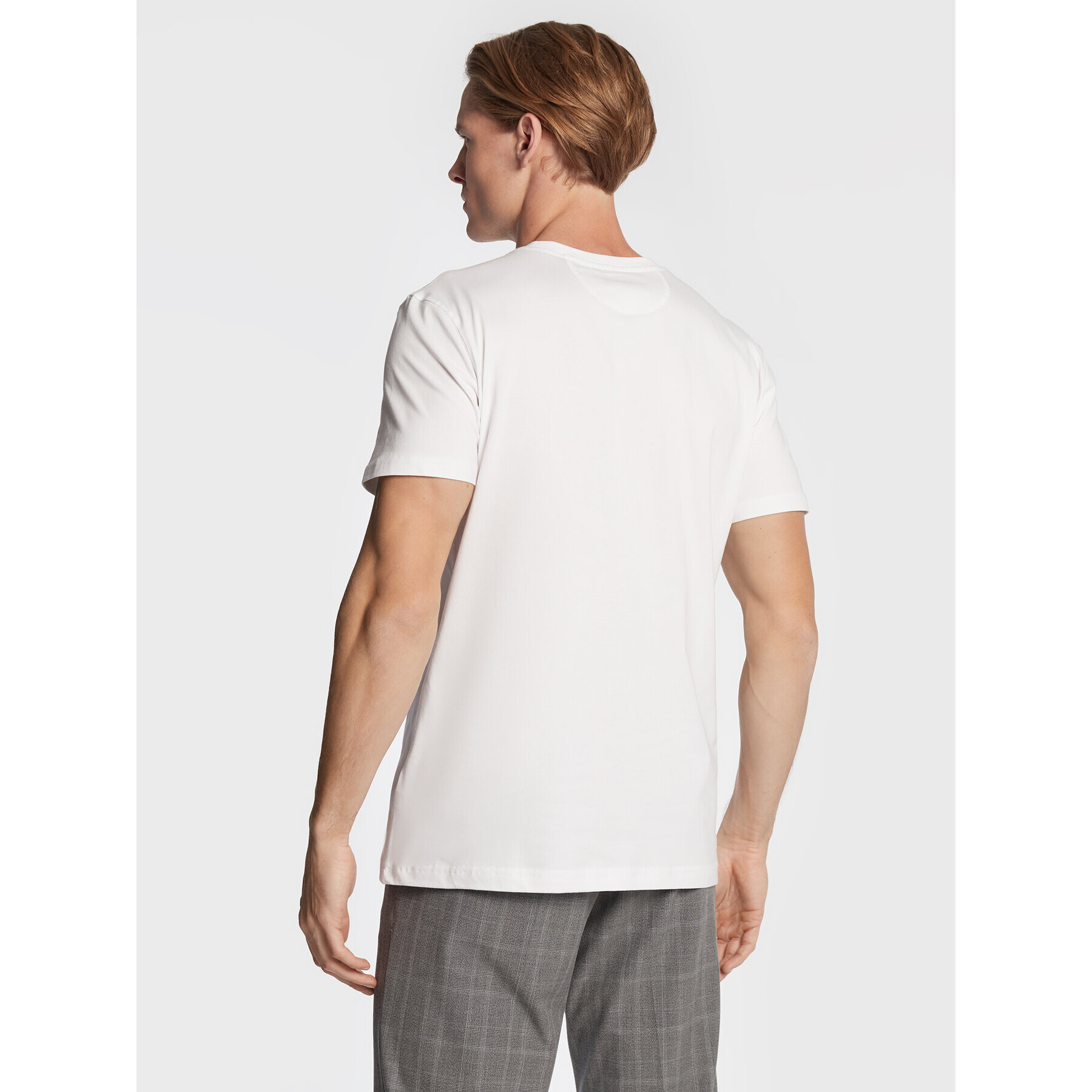 La Martina T-Shirt UMR006 JS206 Bílá Regular Fit - Pepit.cz