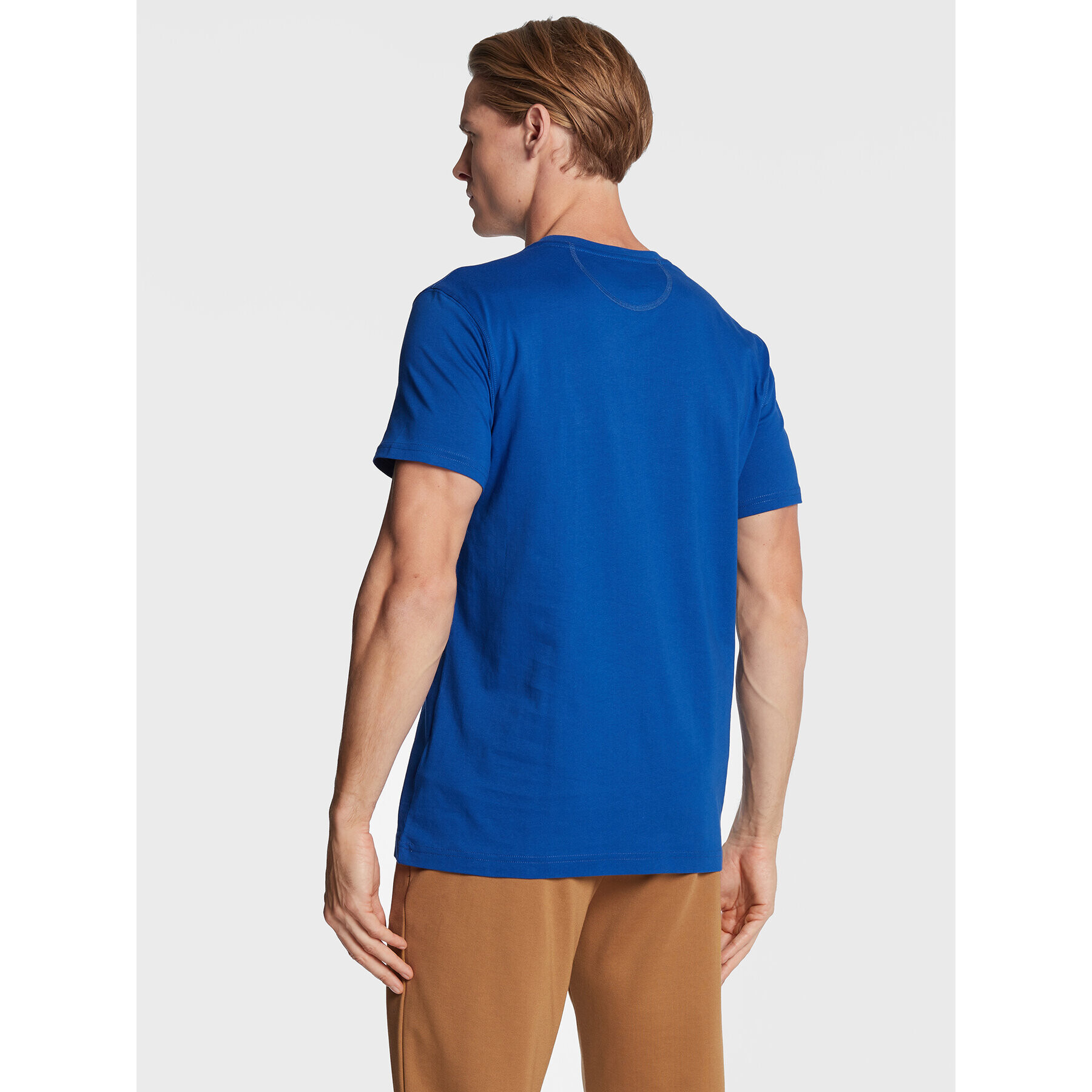 La Martina T-Shirt UMR006 JS206 Modrá Regular Fit - Pepit.cz