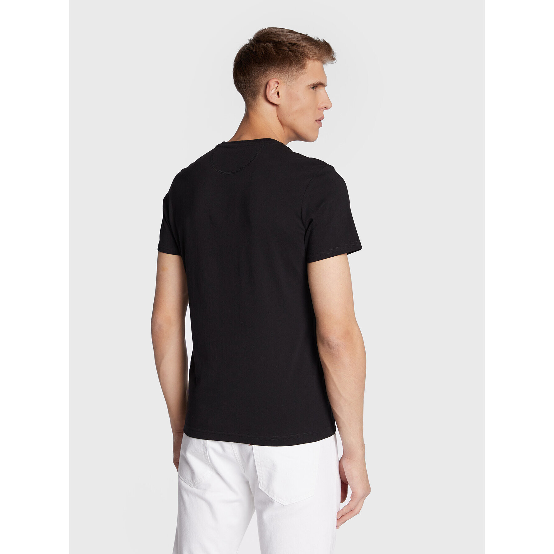 La Martina T-Shirt UMR309 JS206 Černá Regular Fit - Pepit.cz