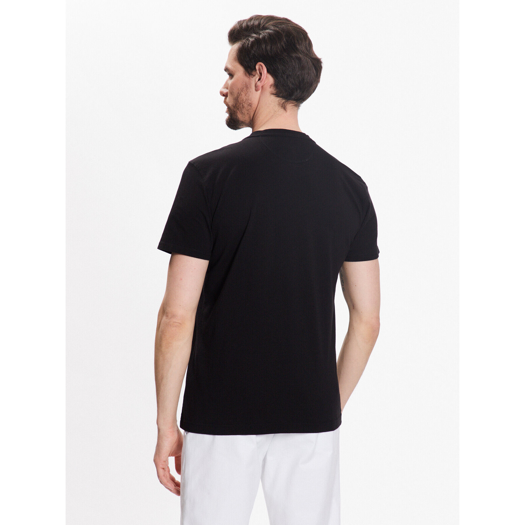 La Martina T-Shirt VMR009 JS206 Černá Regular Fit - Pepit.cz