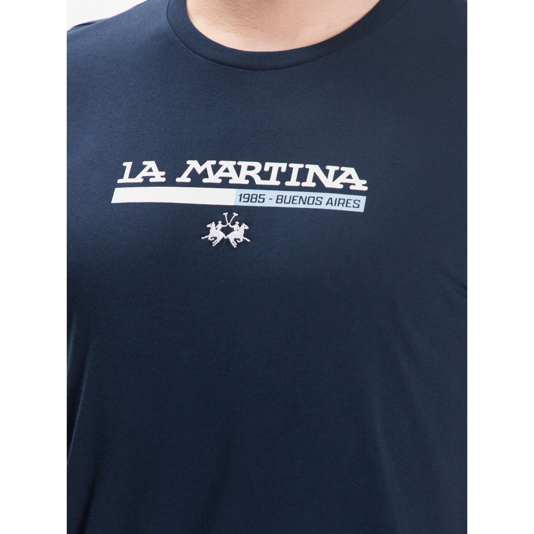 La Martina T-Shirt VMR010 JS206 Tmavomodrá Regular Fit - Pepit.cz