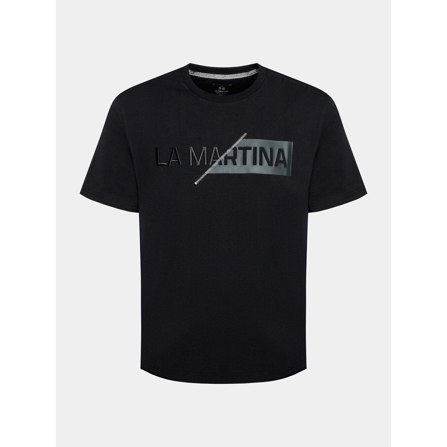 La Martina T-Shirt Wakely WMR312 JS324 Černá Regular Fit - Pepit.cz