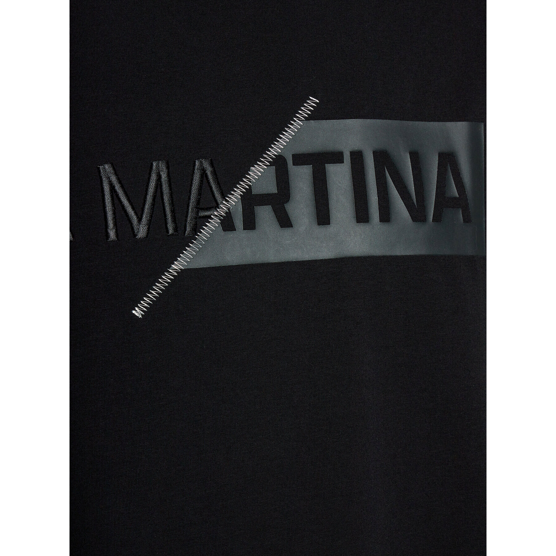 La Martina T-Shirt Wakely WMR312 JS324 Černá Regular Fit - Pepit.cz