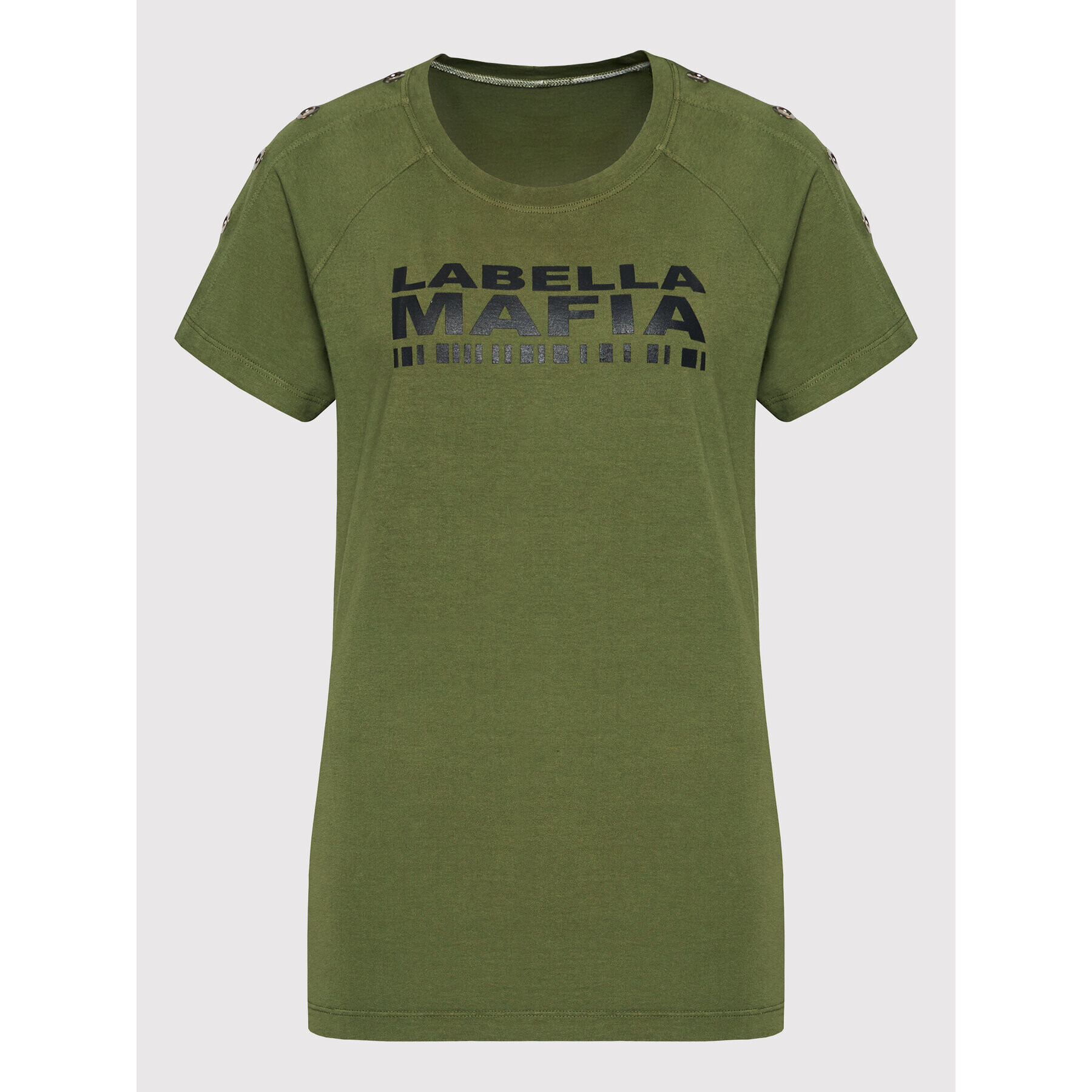 LaBellaMafia T-Shirt 21691 Zelená Regular Fit - Pepit.cz