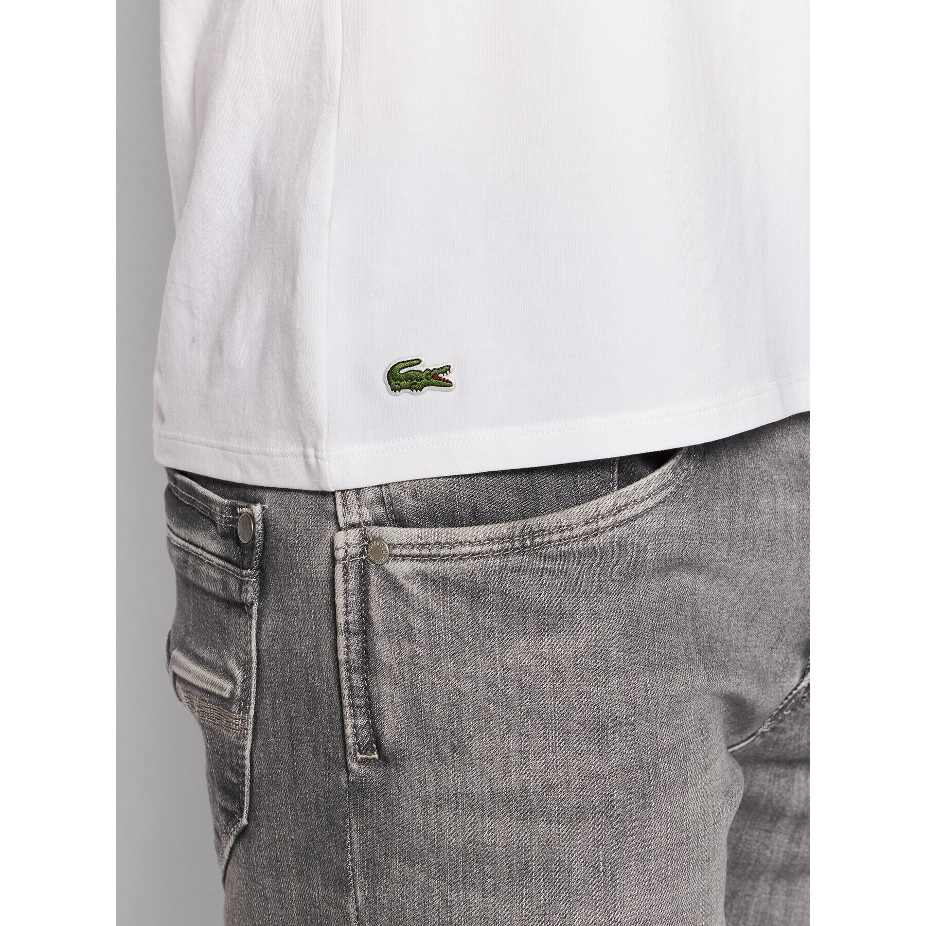 Lacoste 2-dílná sada T-shirts TH3457 Bílá Regular Fit - Pepit.cz