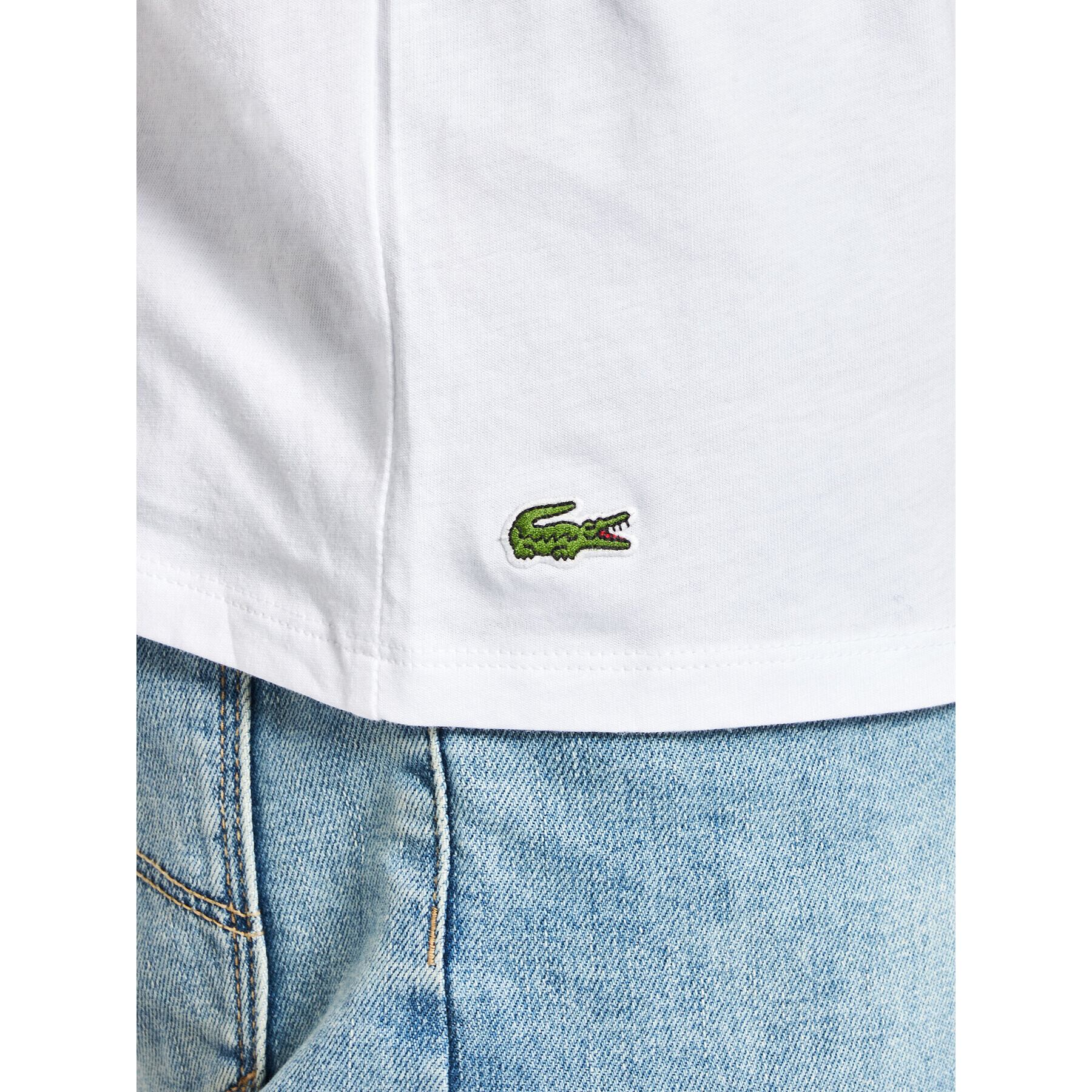 Lacoste 3-dílná sada T-shirts TH3444 Bílá Regular Fit - Pepit.cz