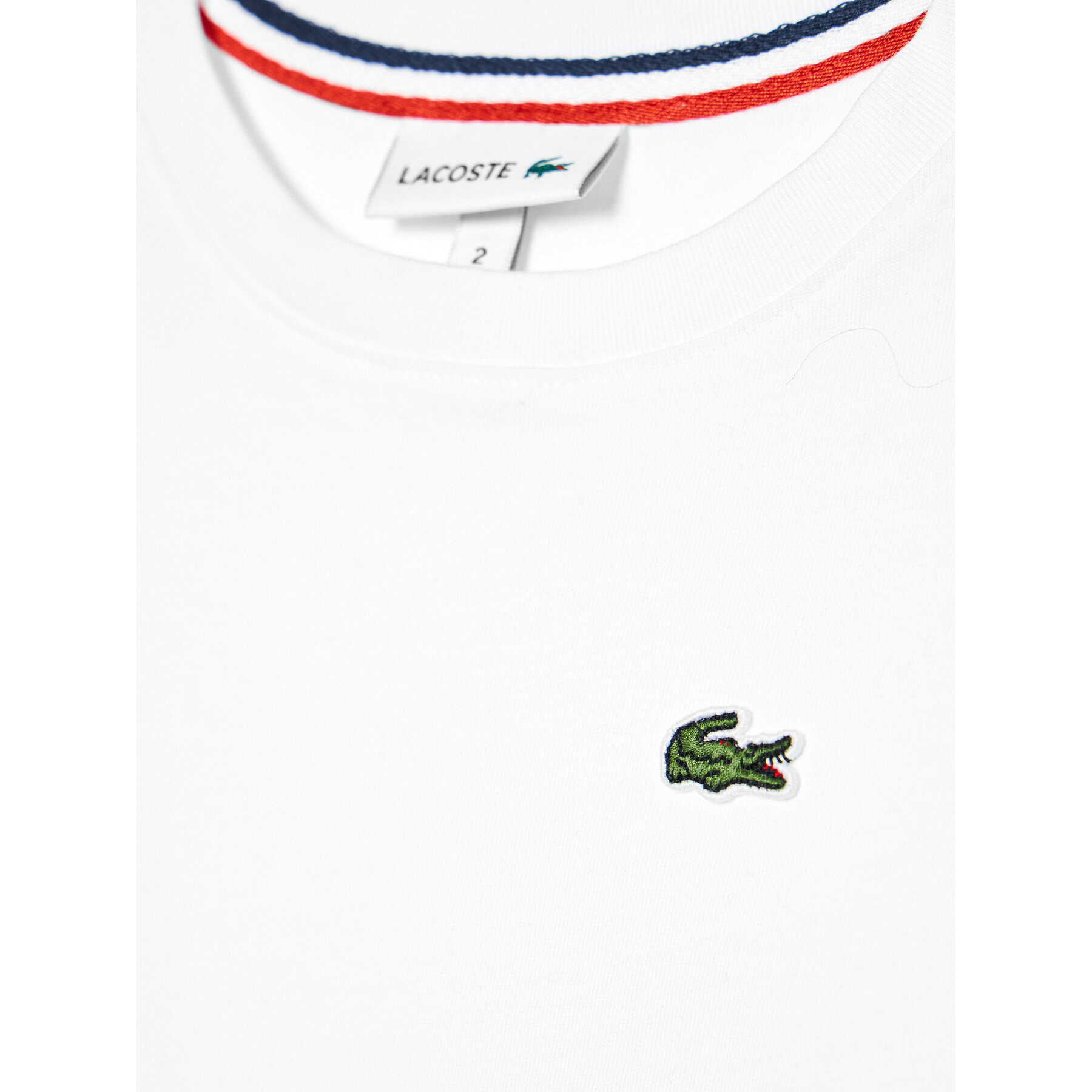 Lacoste Halenka Unisex TJ2093 Bílá Regular Fit - Pepit.cz