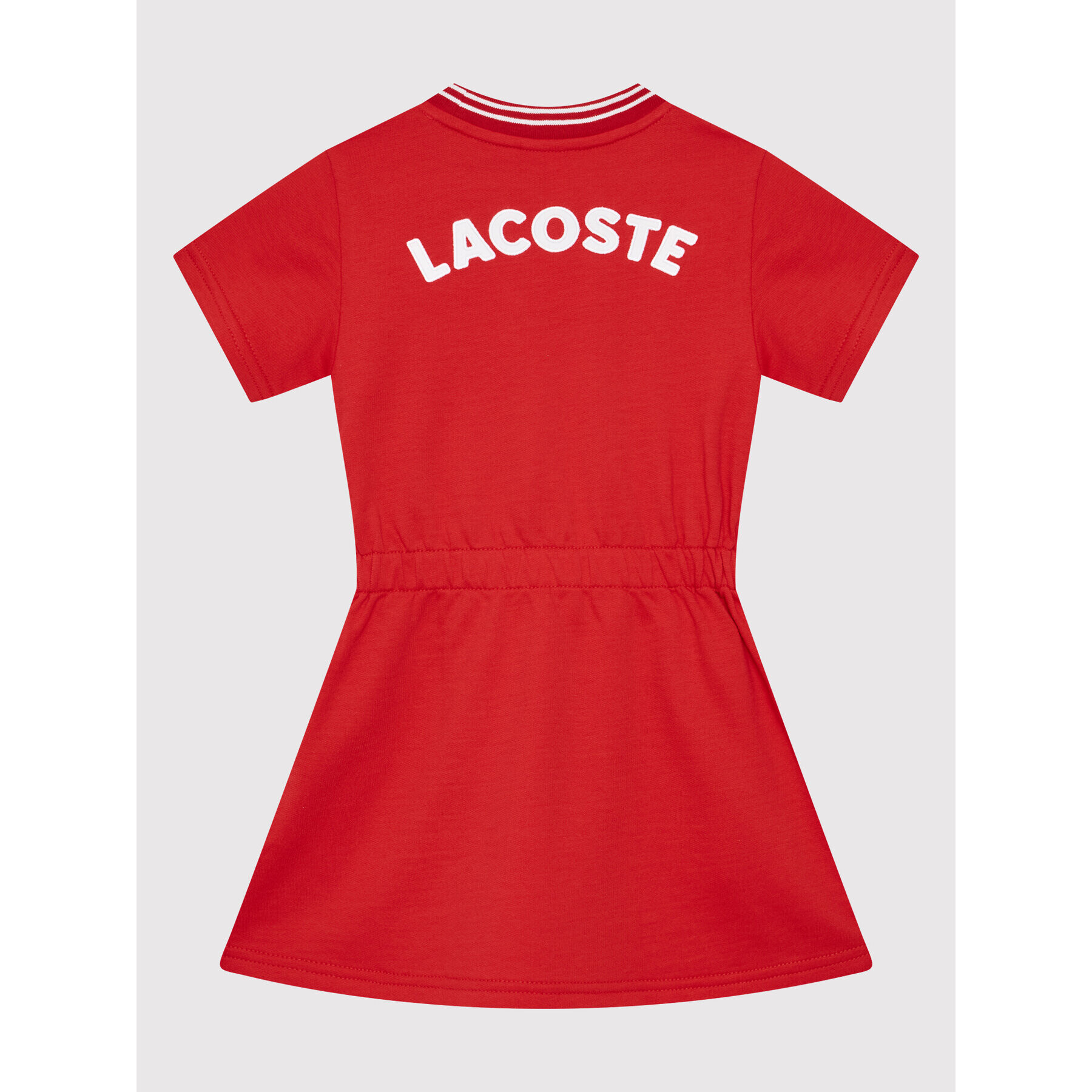 Lacoste Každodenní šaty EJ1901 Červená Regular Fit - Pepit.cz