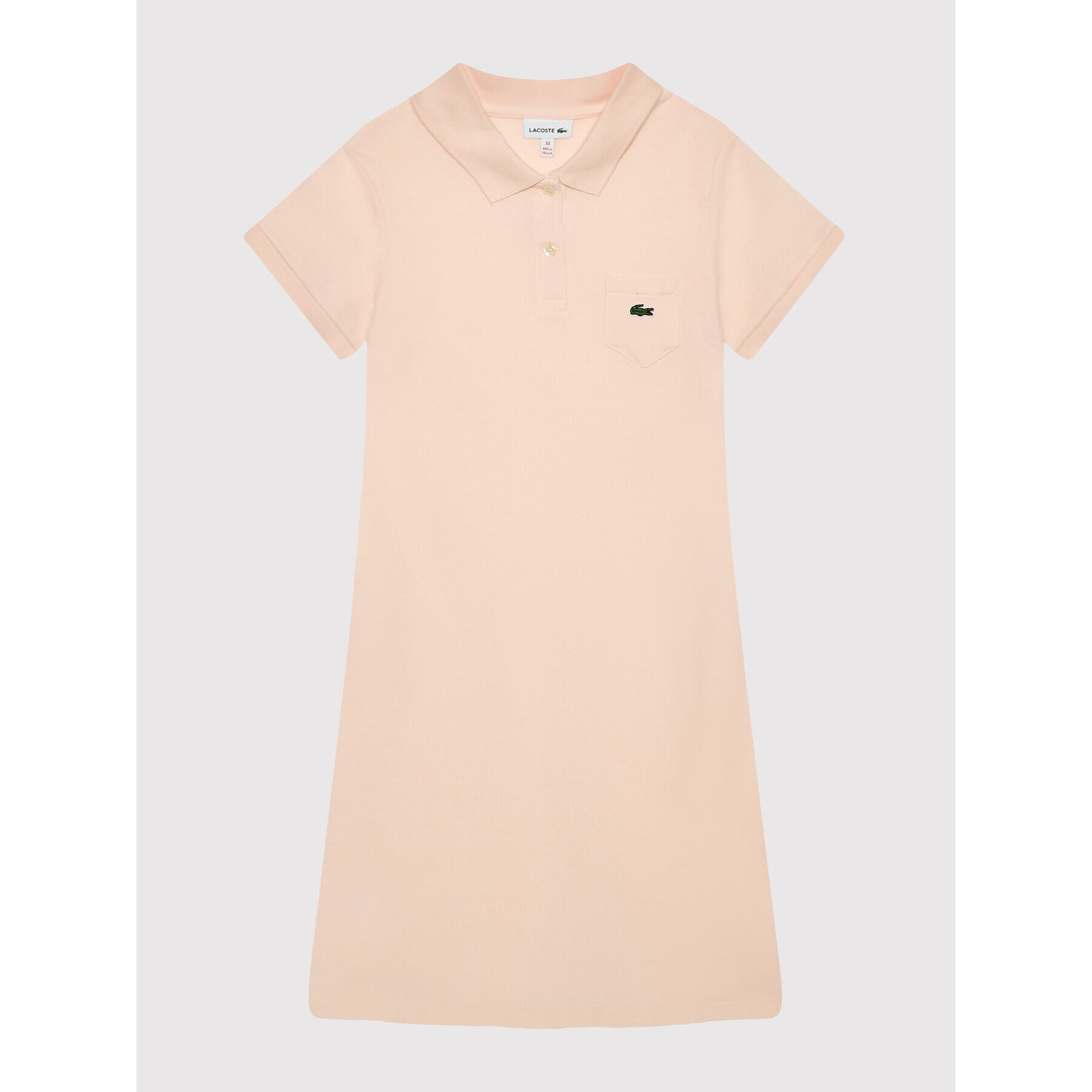 Lacoste Každodenní šaty EJ2816 Růžová Regular Fit - Pepit.cz