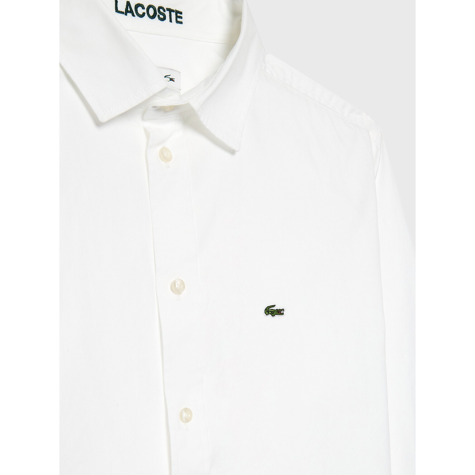 Lacoste Košile CJ9724 Bílá Regular Fit - Pepit.cz